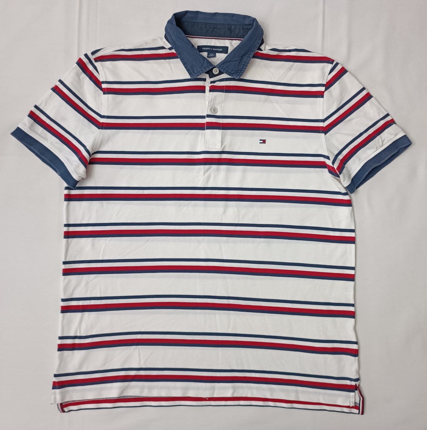 (L) Tommy Hilfiger Polo Shirt поло тениска