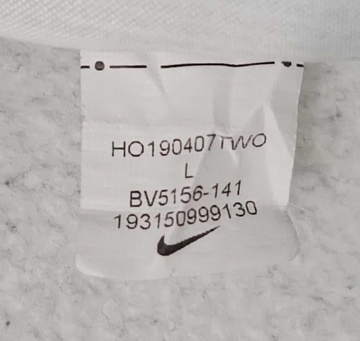 (L) Nike AIR Sweatshirt горнище
