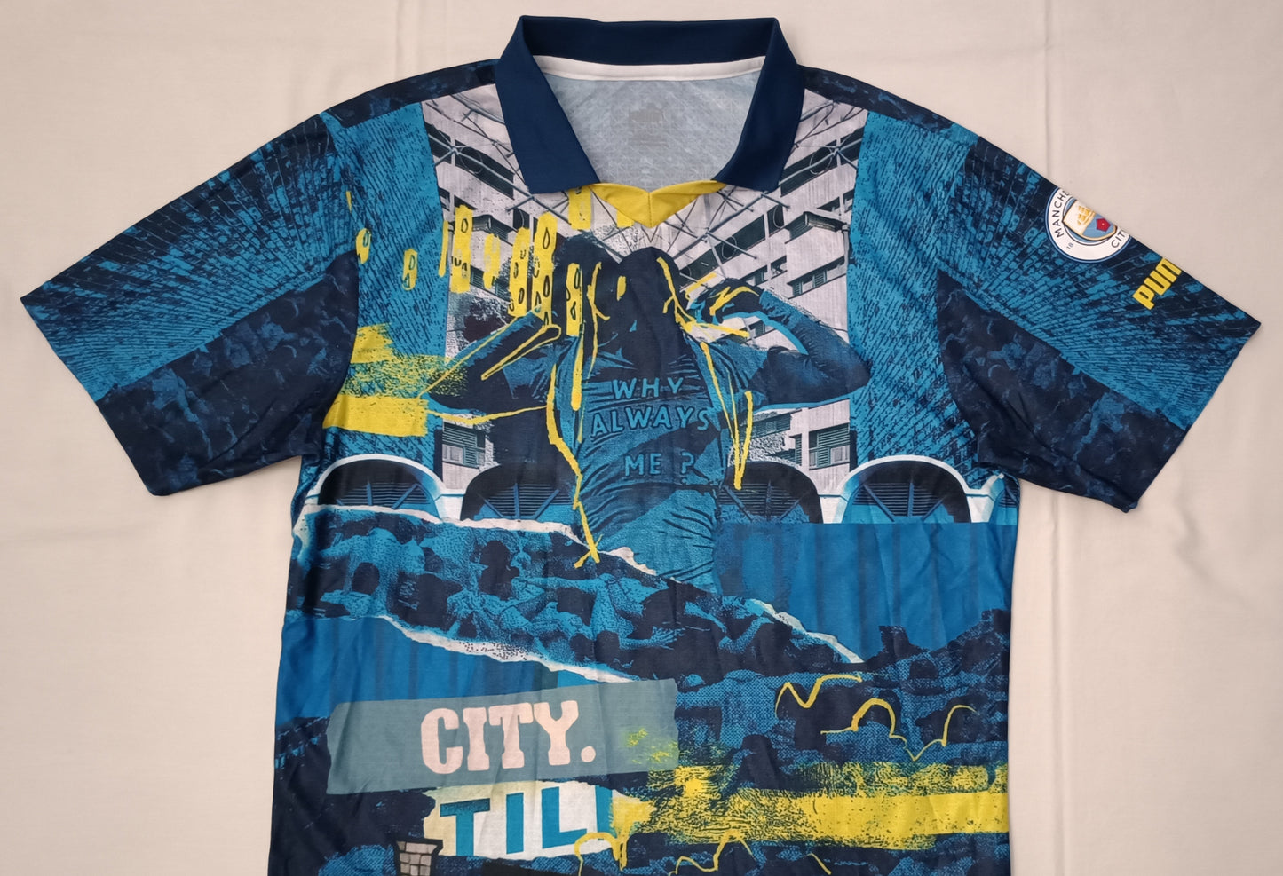 (L) Puma Manchester City #47 Foden 2021/22 Jersey тениска