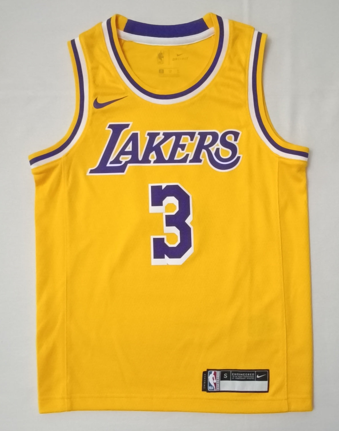 (ДЕТСКО) (Ръст 128-137см) Nike NBA LA Lakers #3 Davis Jersey потник