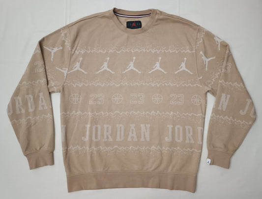 (L) Jordan AIR Nike Essentials Holiday Fleece Sweatshirt горнище