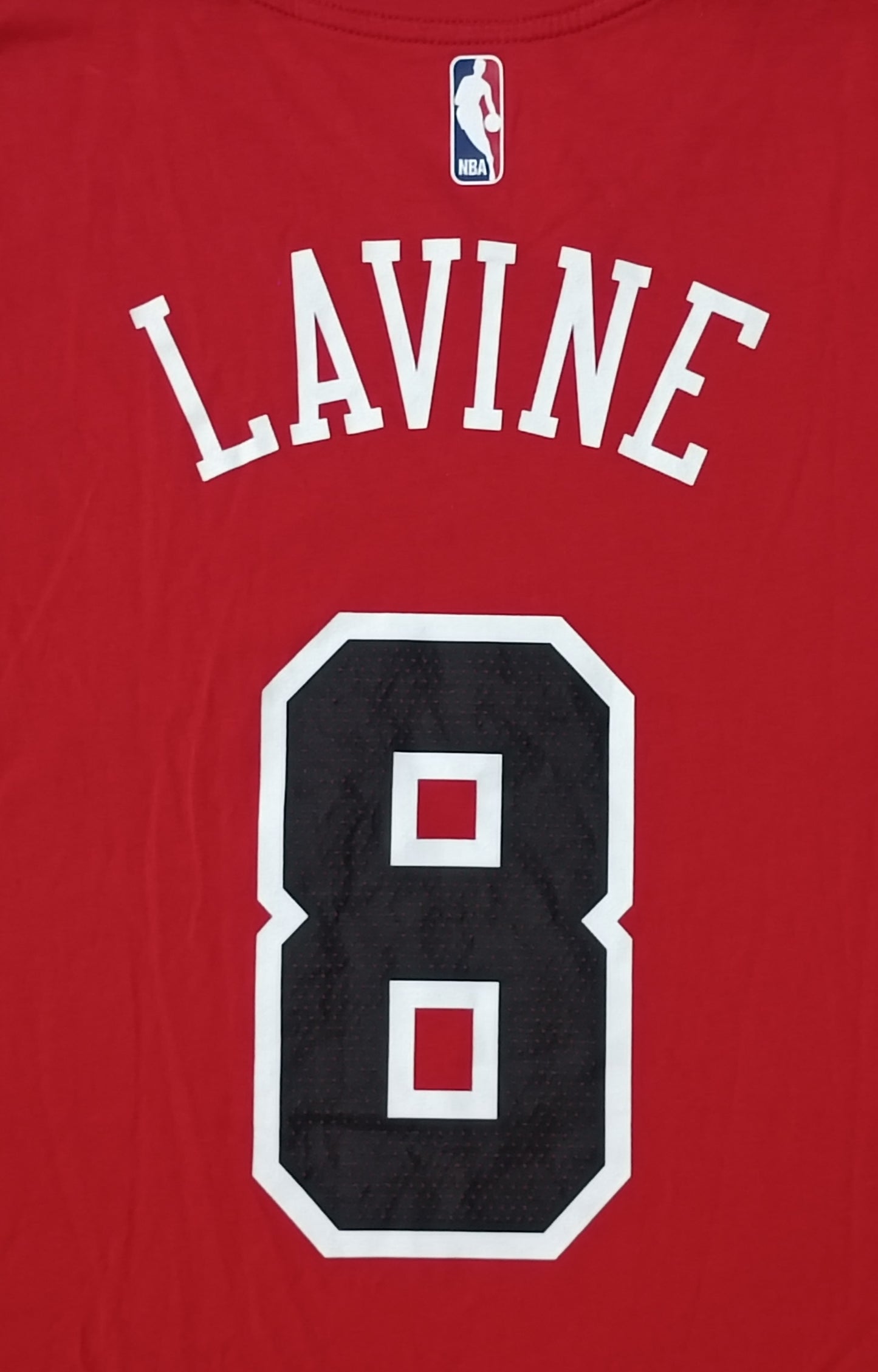 (M) Nike NBA Chicago Bulls #8 Lavine Shirt тениска