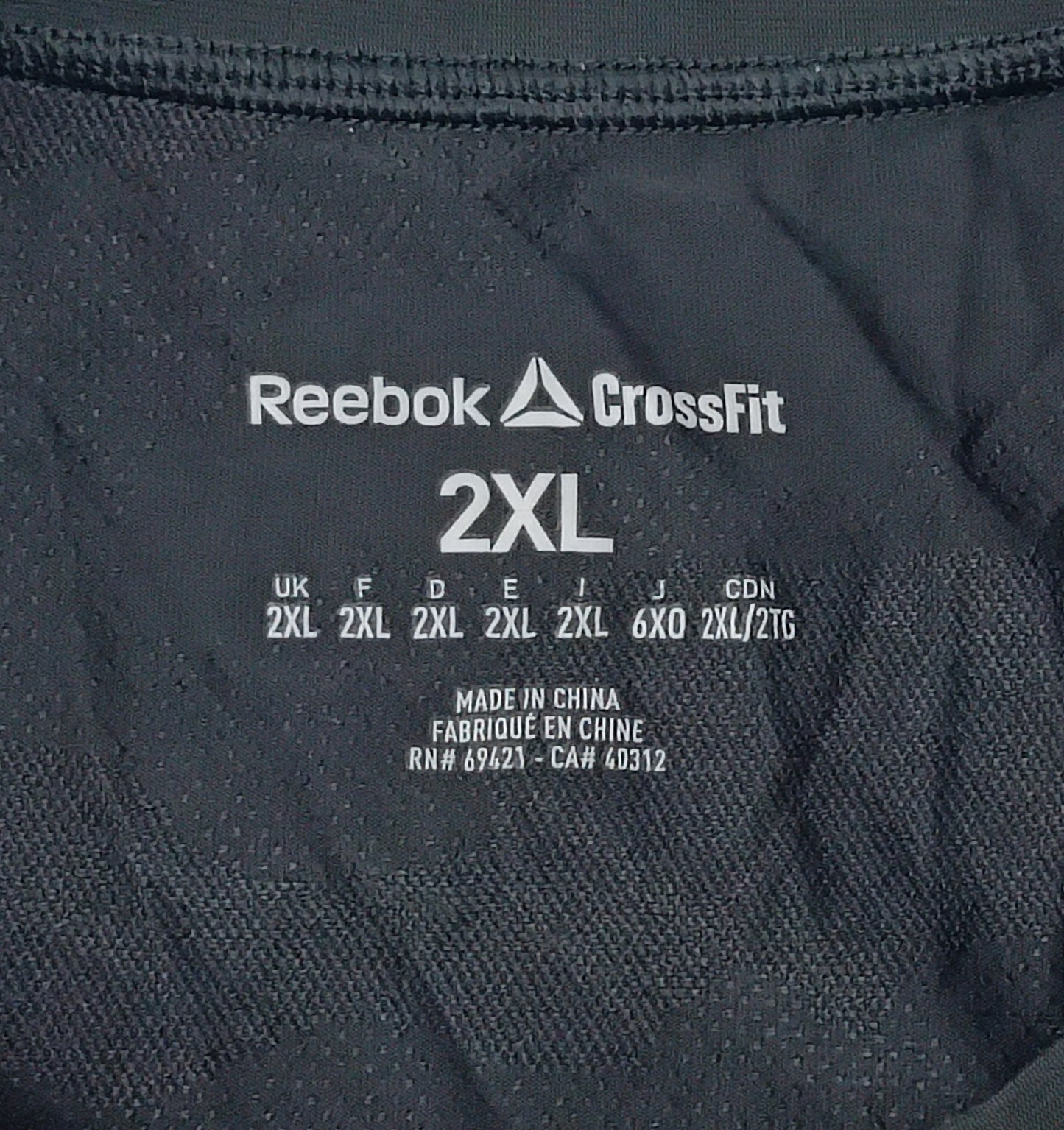 (2XL) Reebok Crossfit Compression Long Sleeve блуза