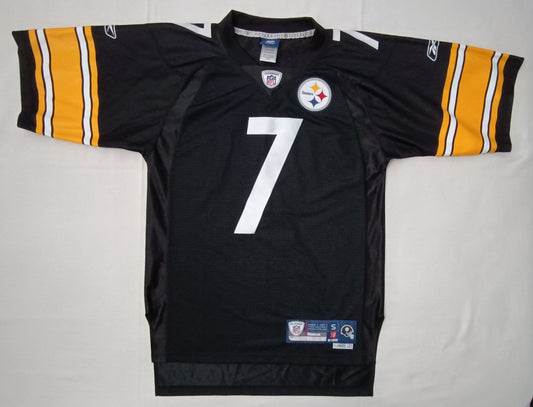 (S) Reebok NFL Pittsburgh Steelers #7 Roethlisberger Jersey тениска