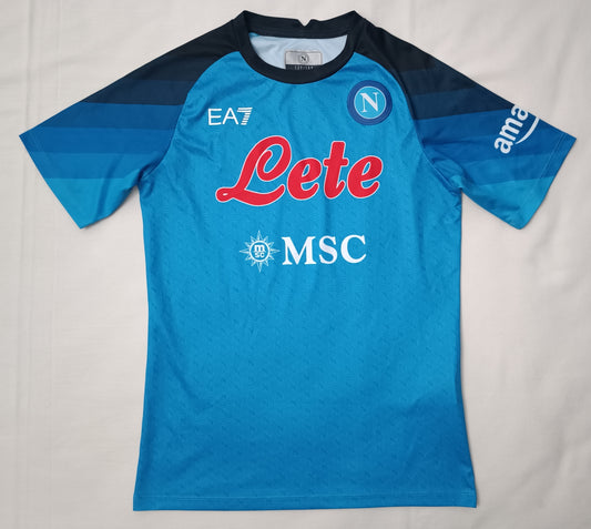 (ДЕТСКО) (Ръст 140-152см) Emporio Armani EA7 Napoli Home Jersey тениска