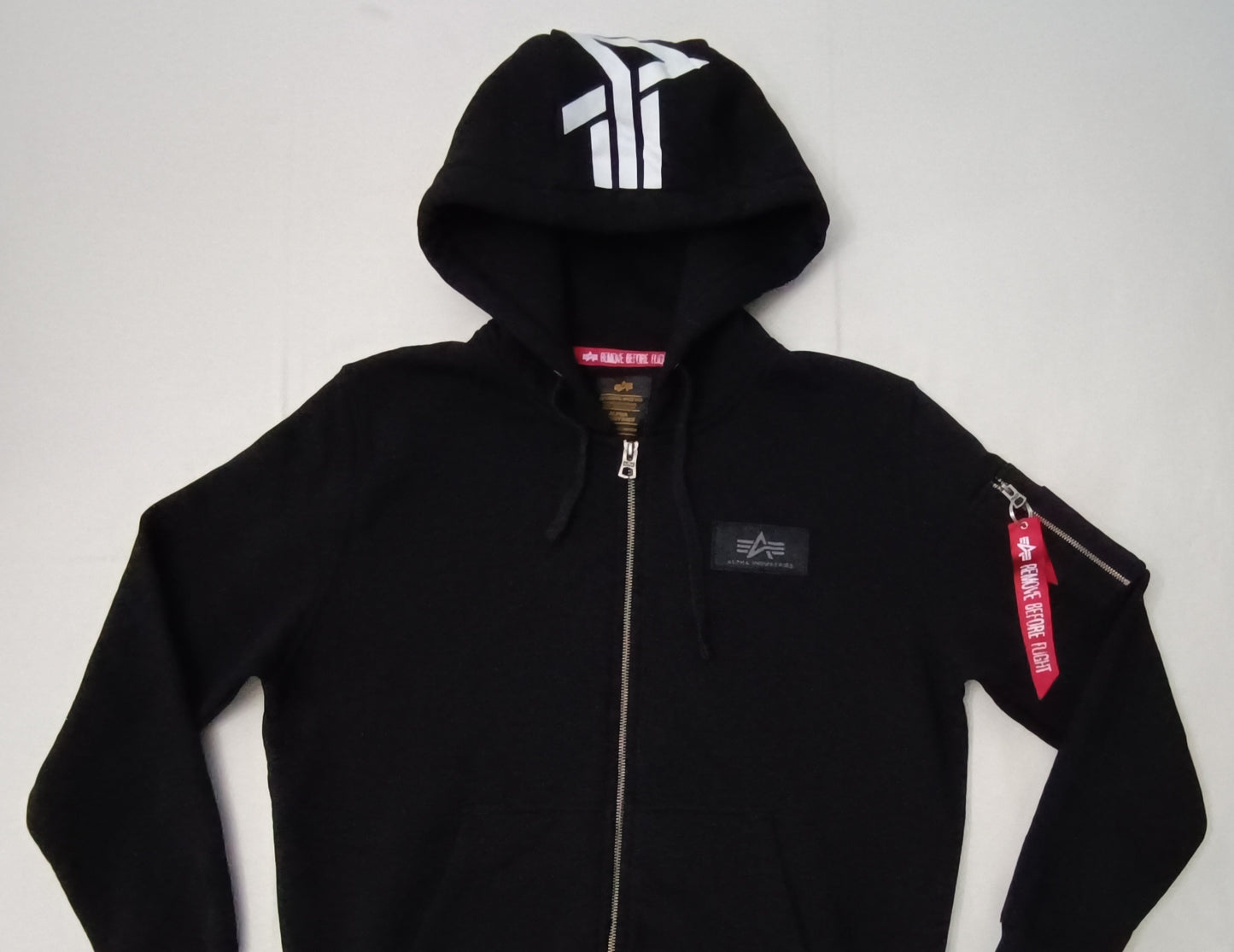 (L) Alpha Industries Hoodie Sweatshirt горнище