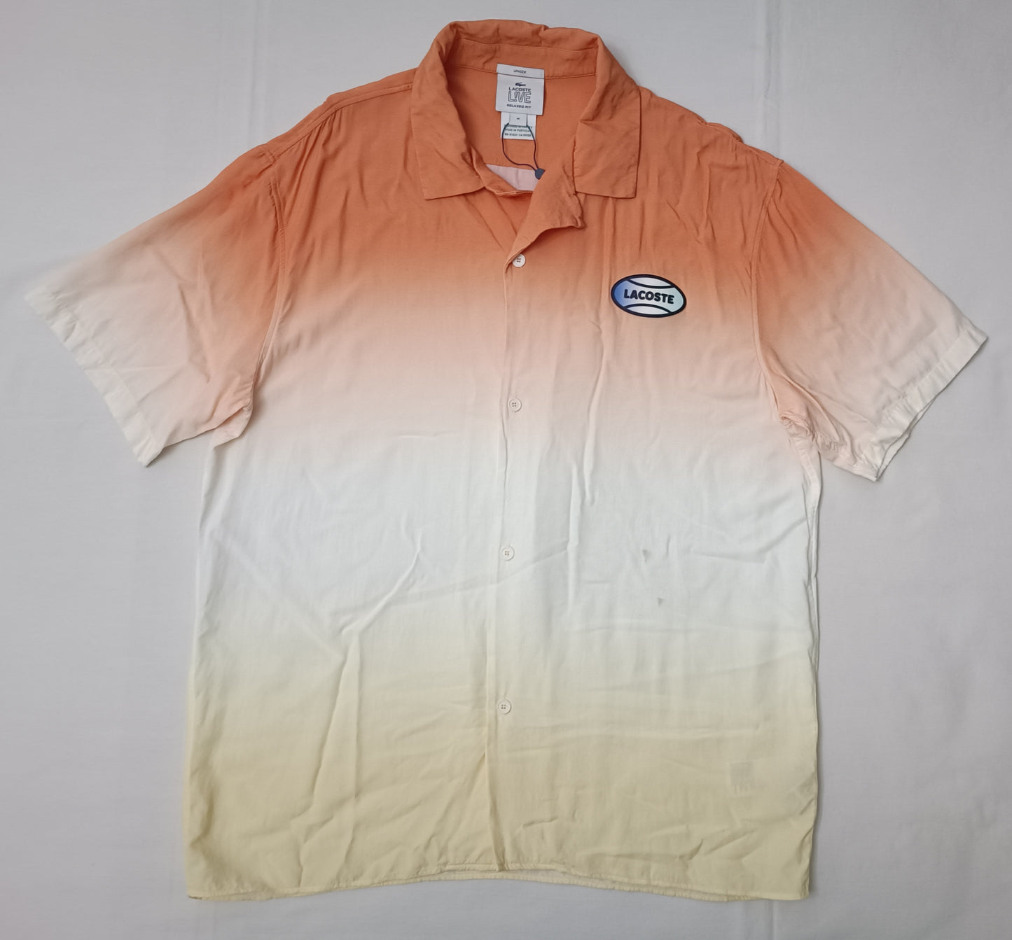 (M) Lacoste Ombre Summer Woven Shirt риза