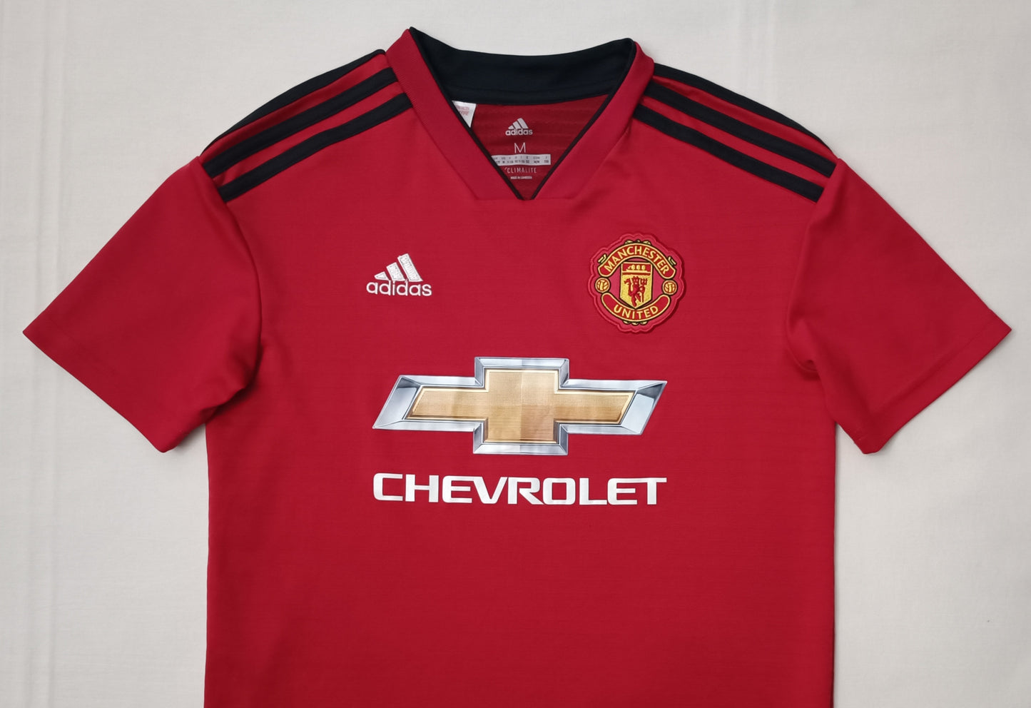 (ДЕТСКО) (Ръст 137-147см) Adidas Manchester United Home Jersey тениска