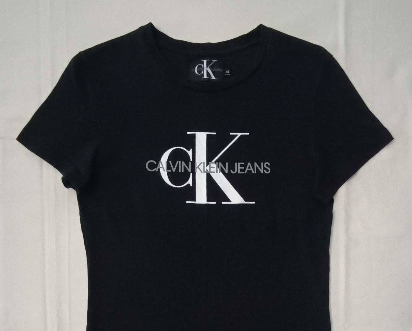 (ДАМСКО) (XS) Calvin Klein Jeans Logo T-Shirt тениска