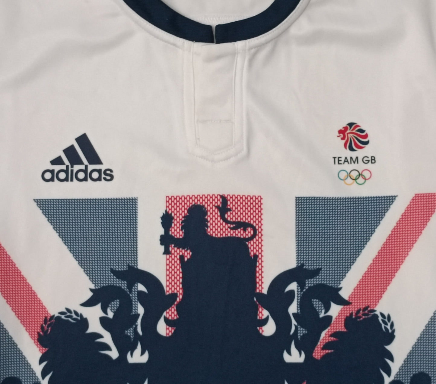(L) Adidas Great Britain Team 2016 Rio Jersey тениска