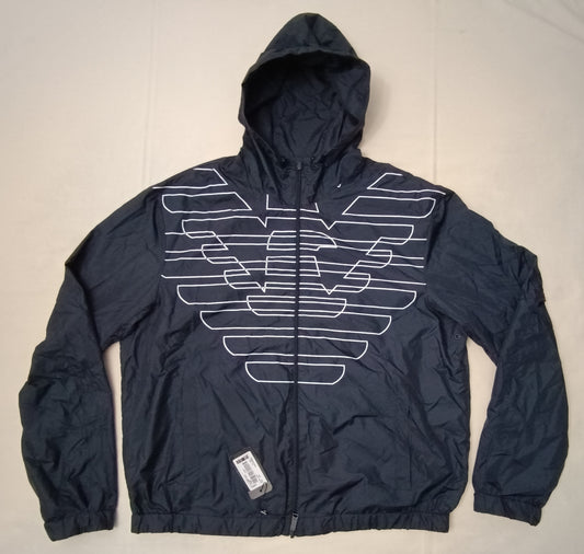 (XL) Emporio Armani Reversible Large Logo Jacket яке с две лица