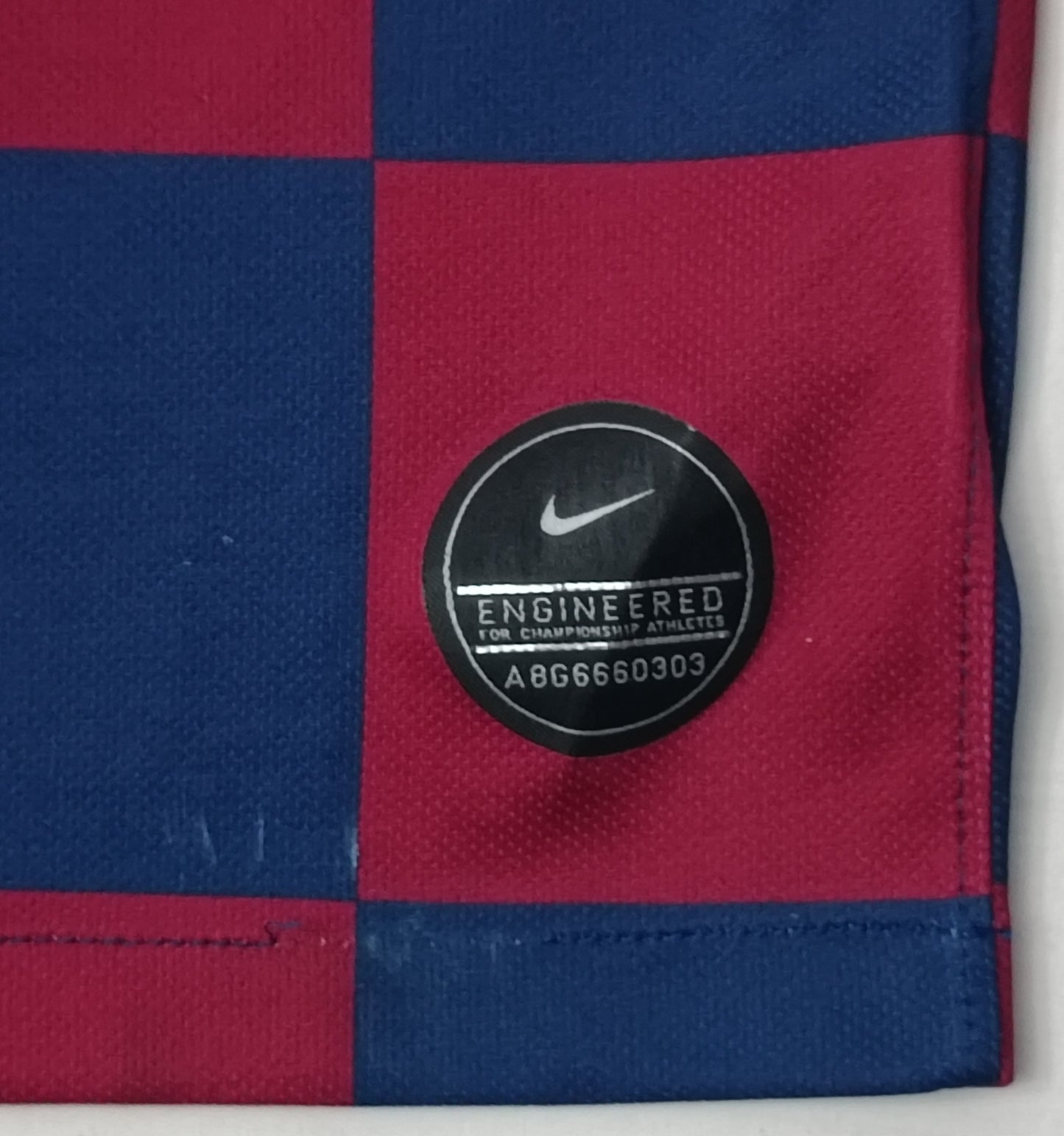 (ДЕТСКО) (137-147см) Nike DRI-FIT FC Barcelona #19 Braithwaite 2019/20 Home Jersey тениска