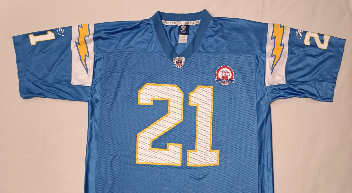 (L) Reebok NFL San Diego Chargers #21 Tomlinson 2009 Jersey тениска