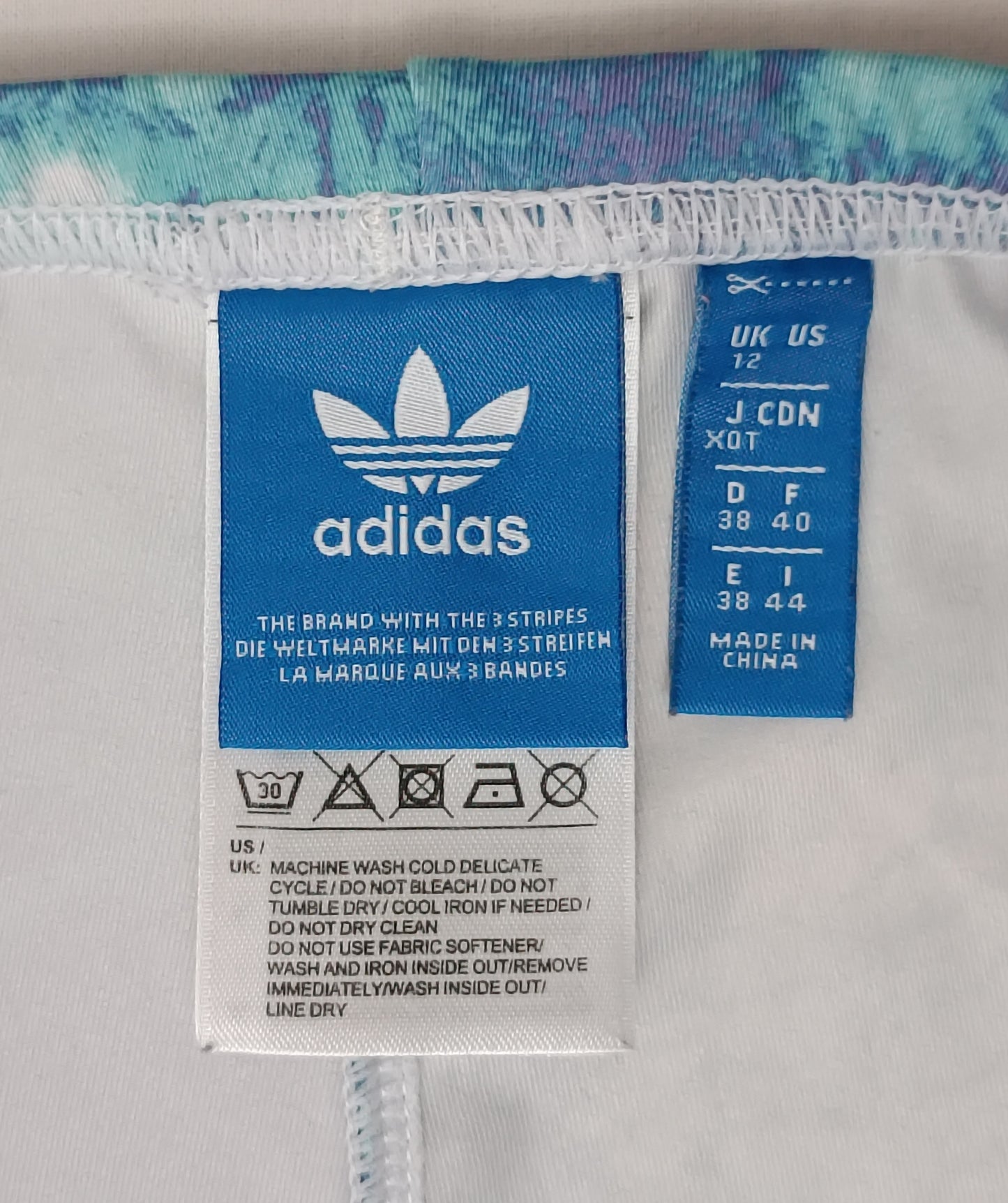 (ДАМСКО) (S) Adidas Originals Trefoil Print Tights клин