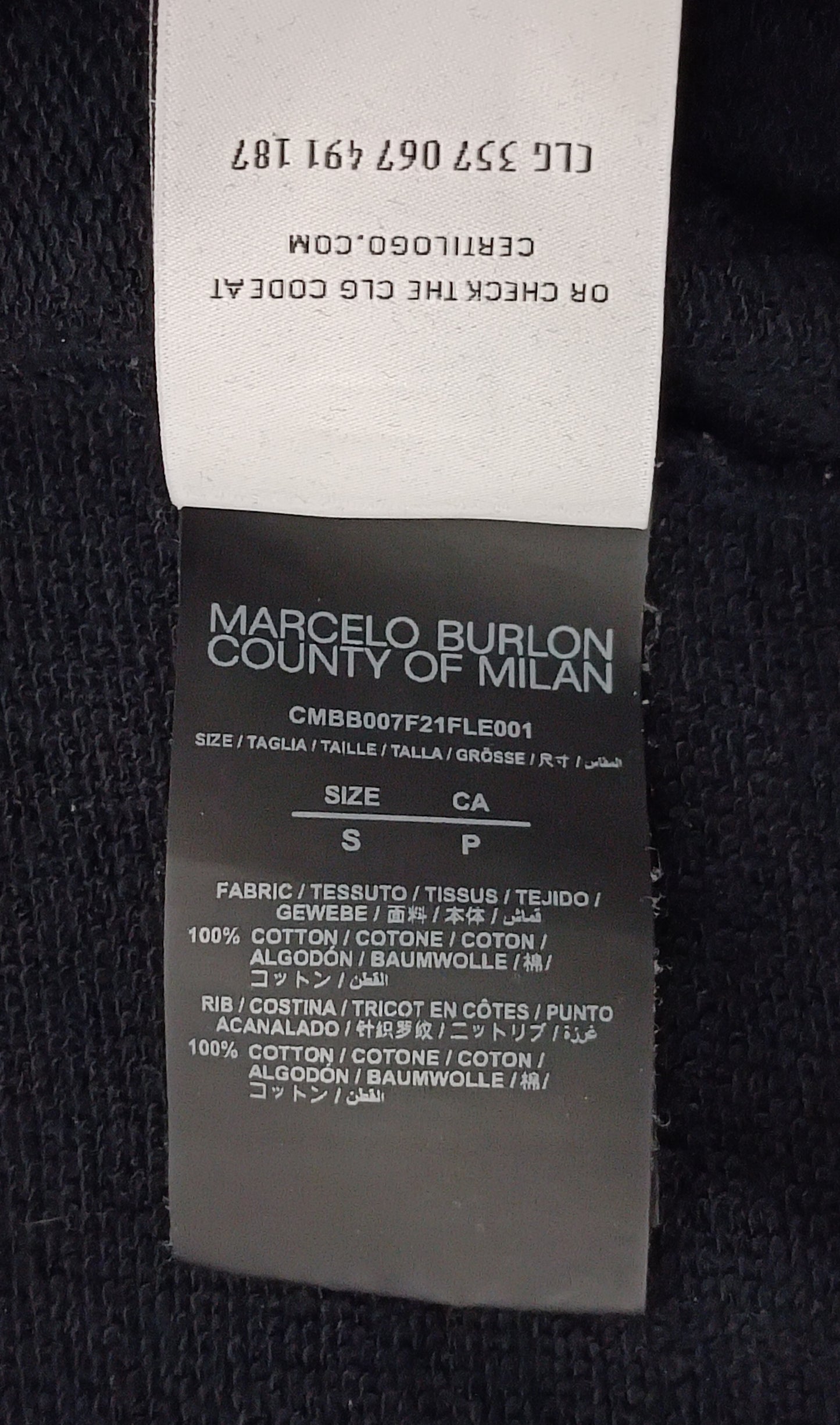 (S) Marcelo Burlon Hoodie горнище