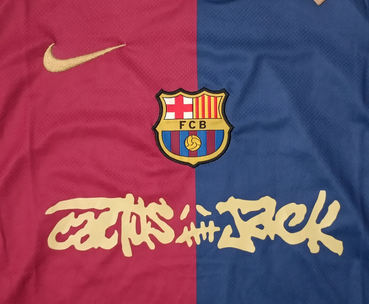 (S) Nike DRI-FIT FC Barcelona x Travis Scott Cactus Jack 2024/25 Home Jersey тениска
