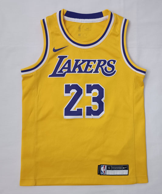 (ДЕТСКО) (Ръст 128-137см) Nike NBA Los Angeles Lakers #23 LeBron James Jersey потник