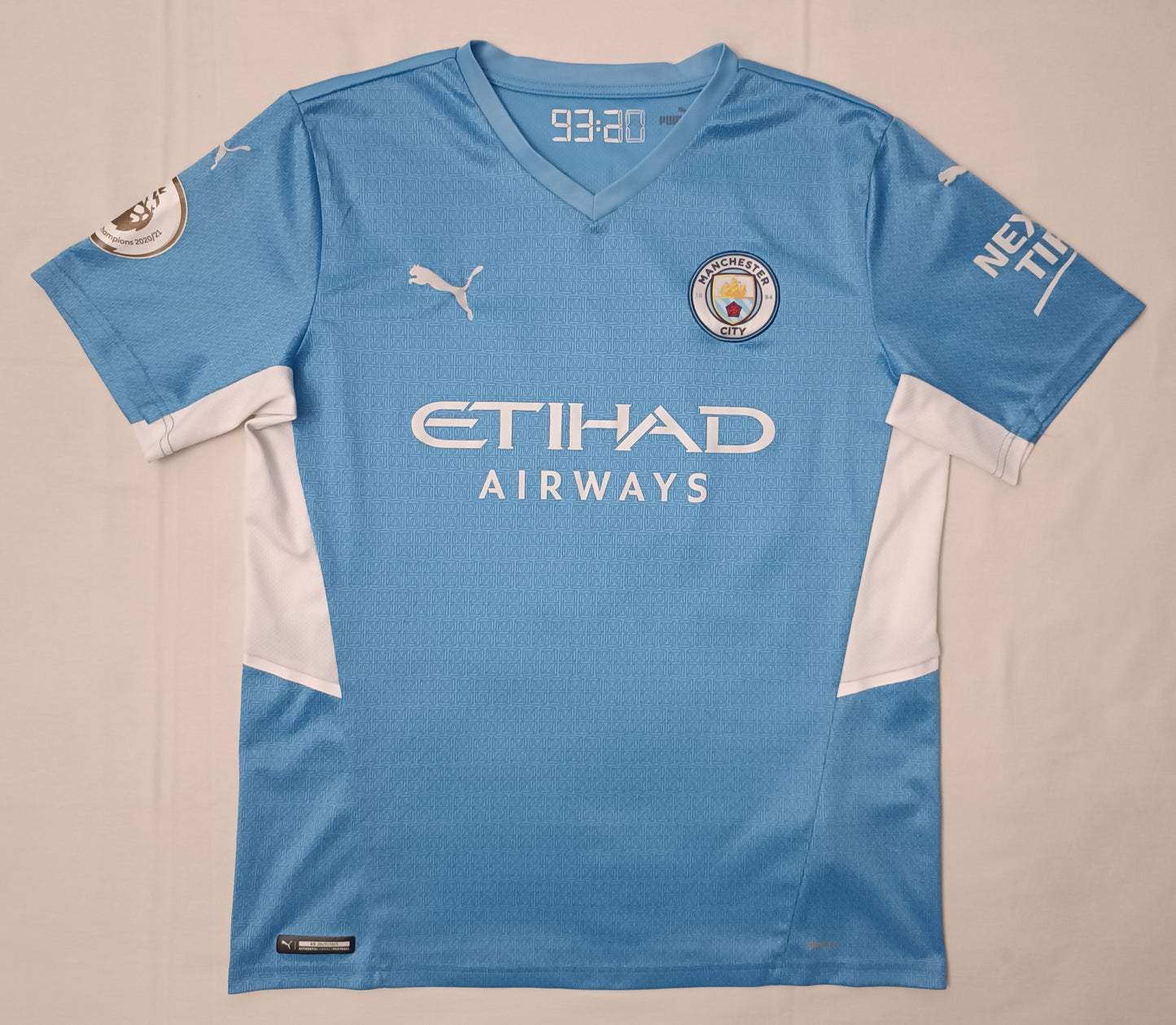 (L) Puma Manchester City #47 Foden 2021/22 Home Jersey тениска