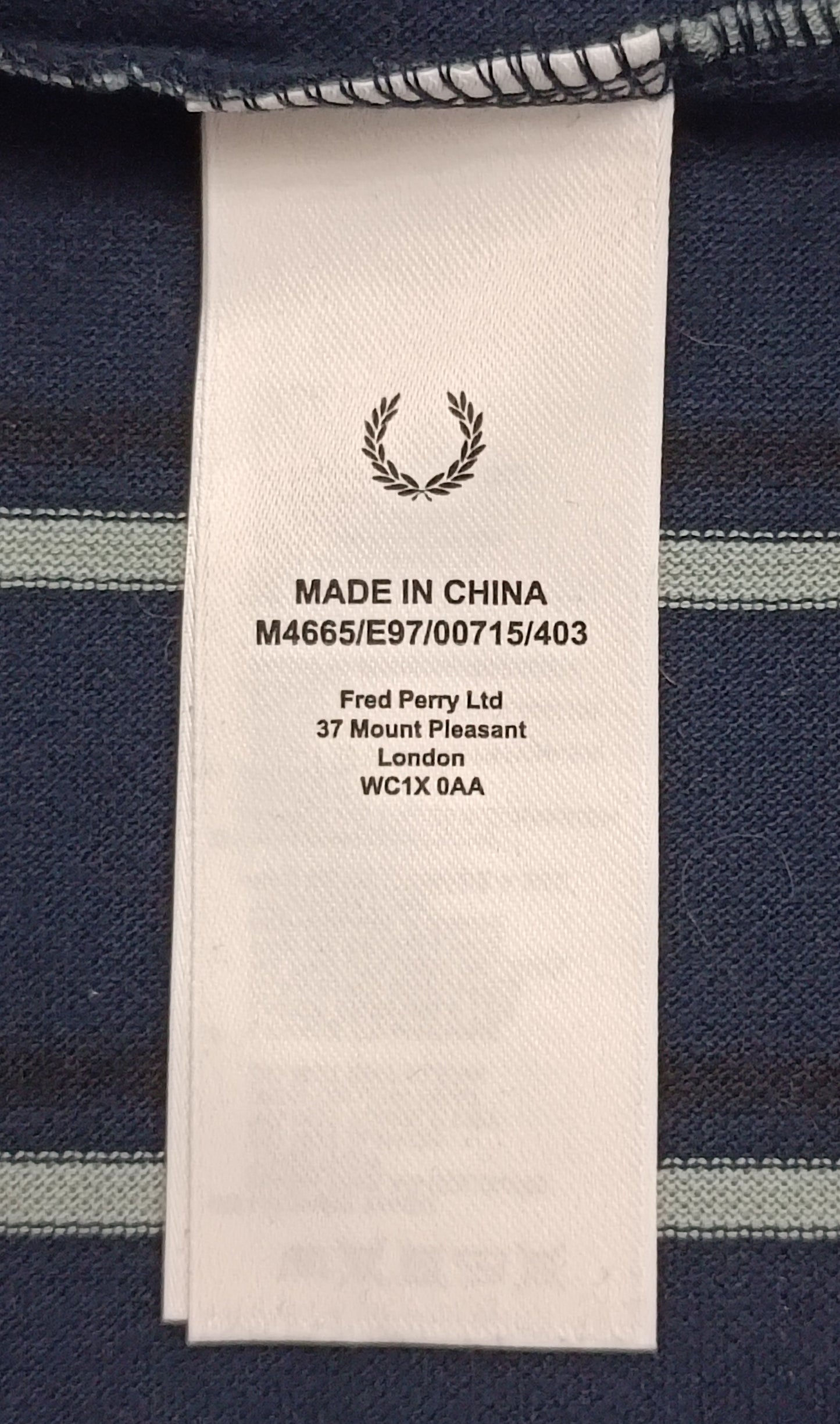 (L) Fred Perry Long Sleeve блуза