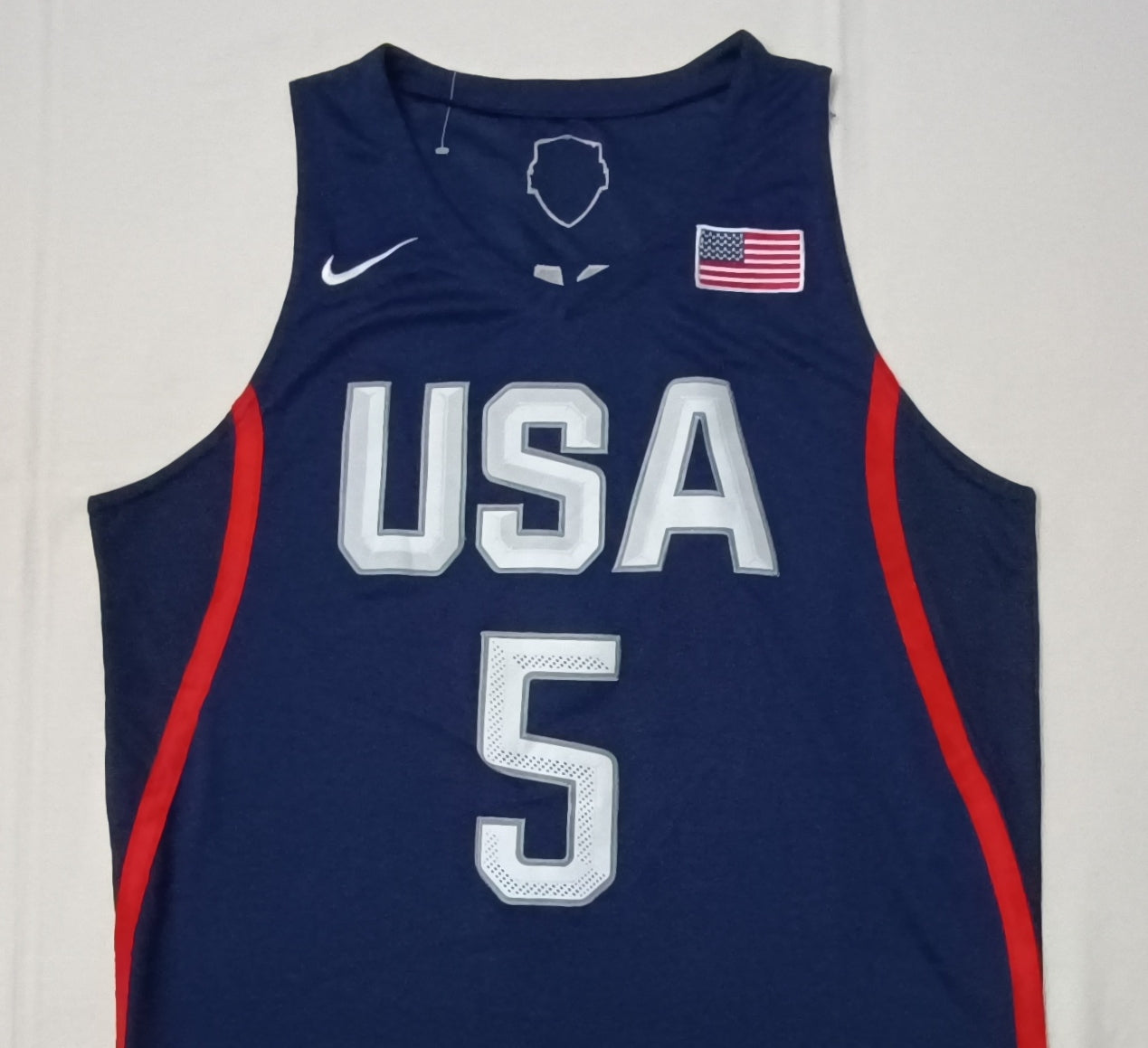 (S) Nike USA #5 Durant Jersey потник