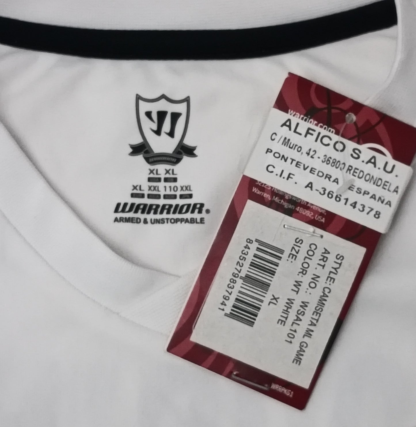 (XL) Warrior FC Porto #1 Mourinho Long Sleeve Jersey блуза
