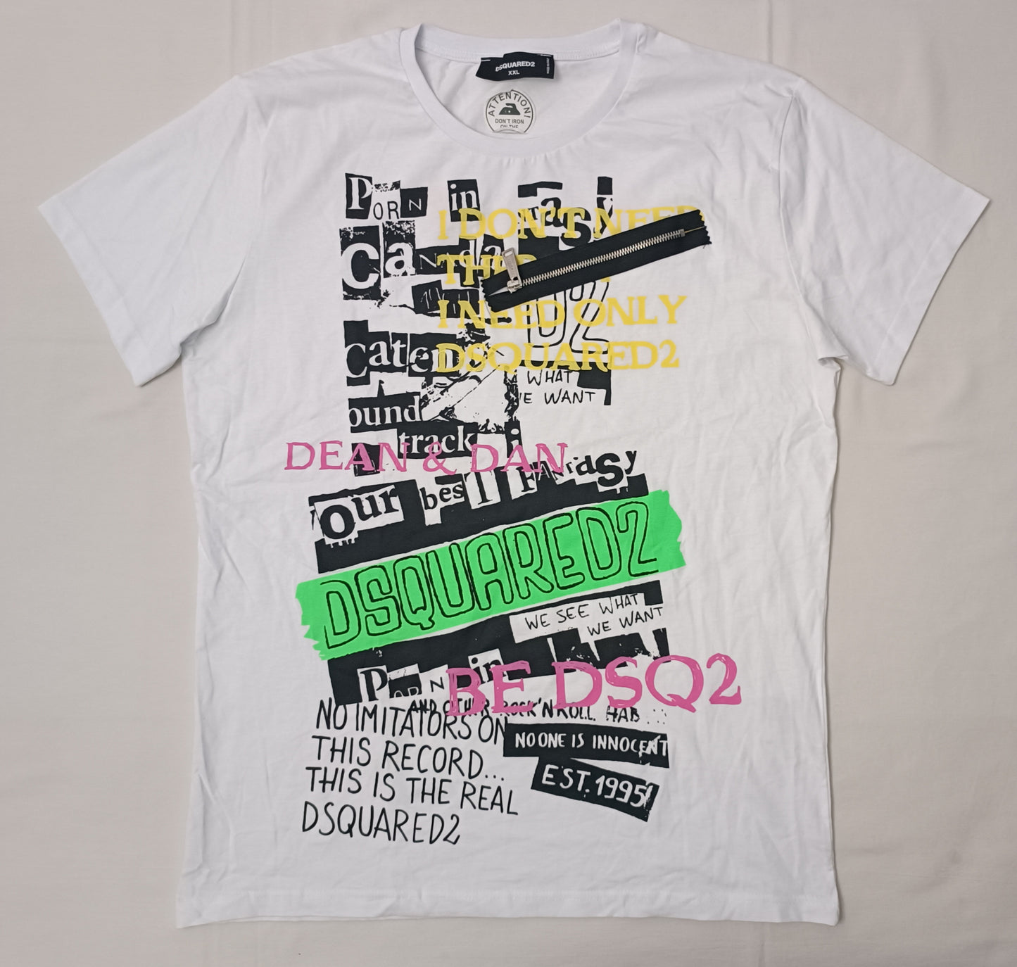 (XL) DSQUARED2 Back On The Planet Tee тениска