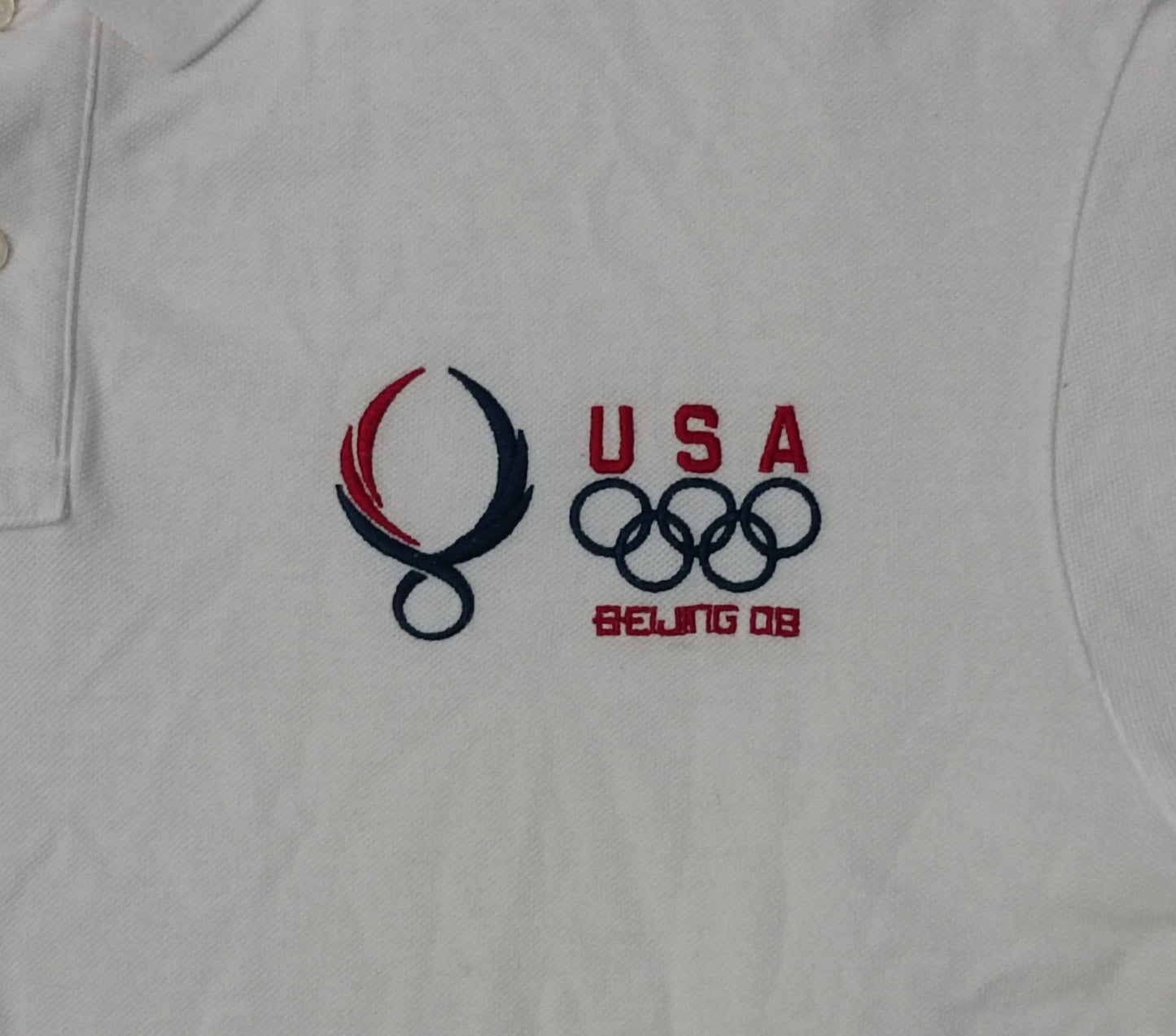 (2XL) POLO Ralph Lauren USA Beijing 2008 Olympic Team Polo Shirt поло тениска