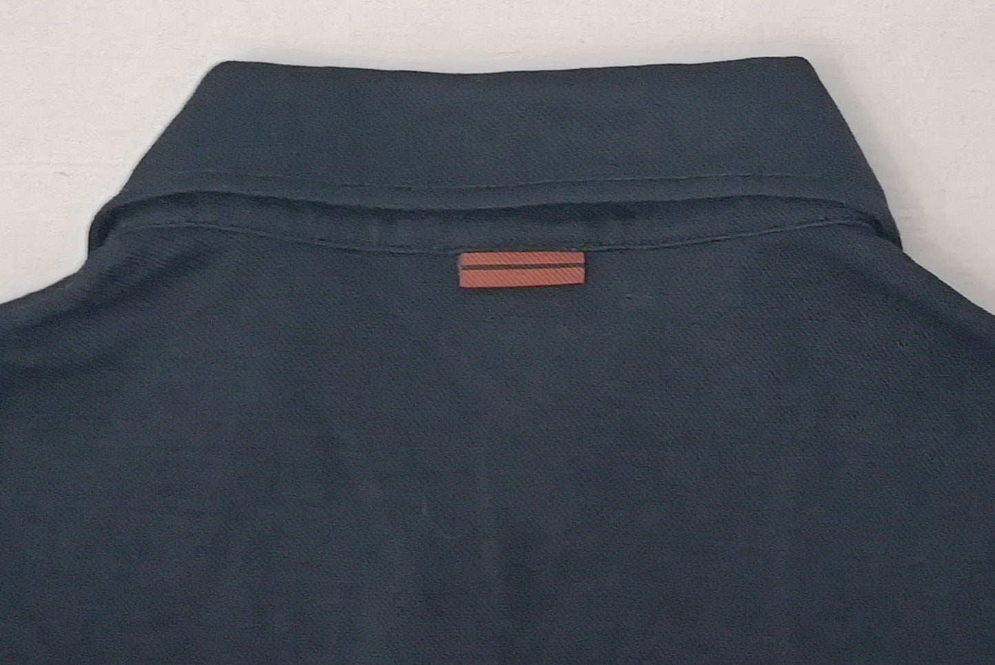 (L) Zegna High Performance Wool Polo Shirt тениска