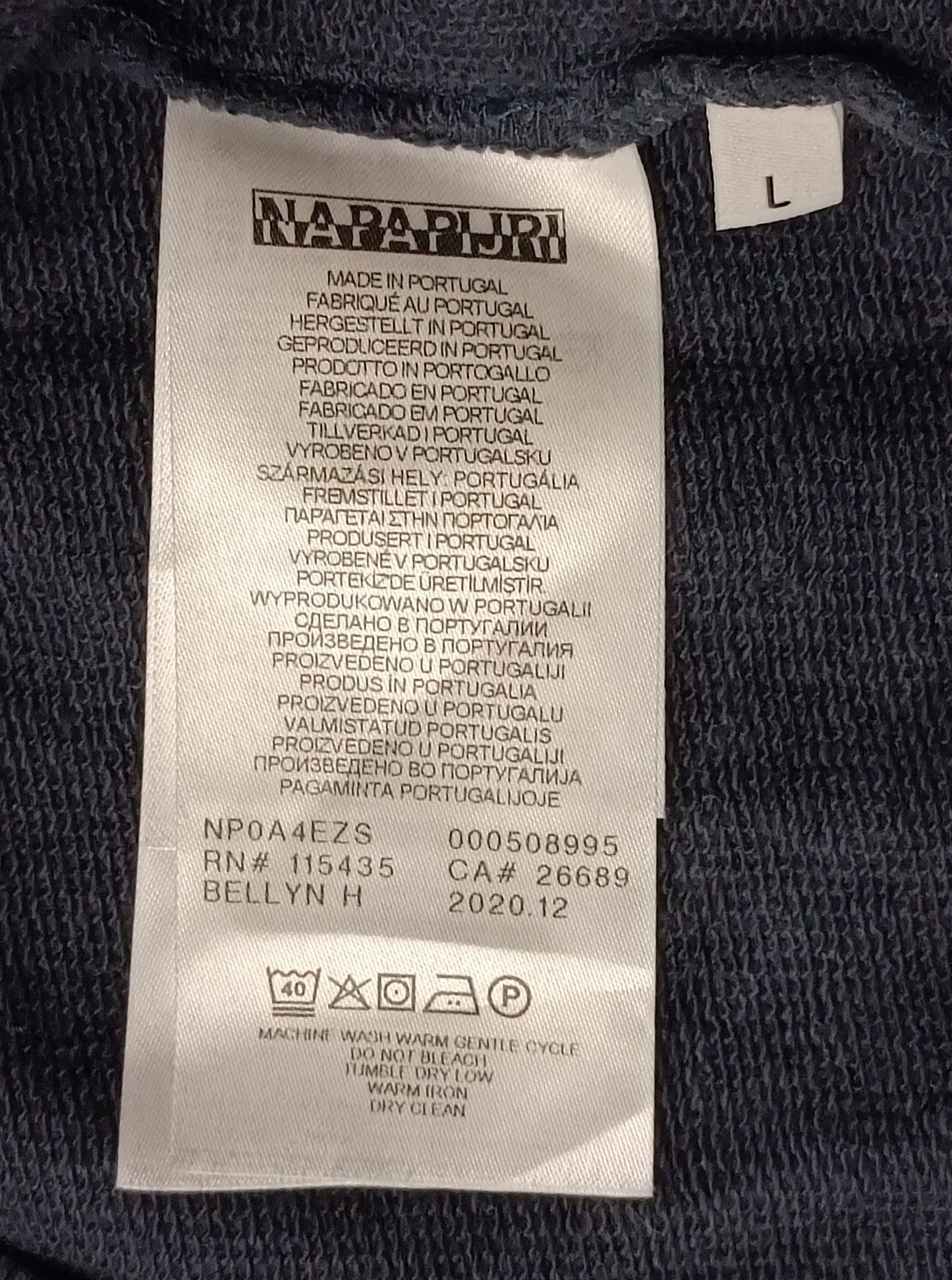 (L) Napapijri Hoodie горнище