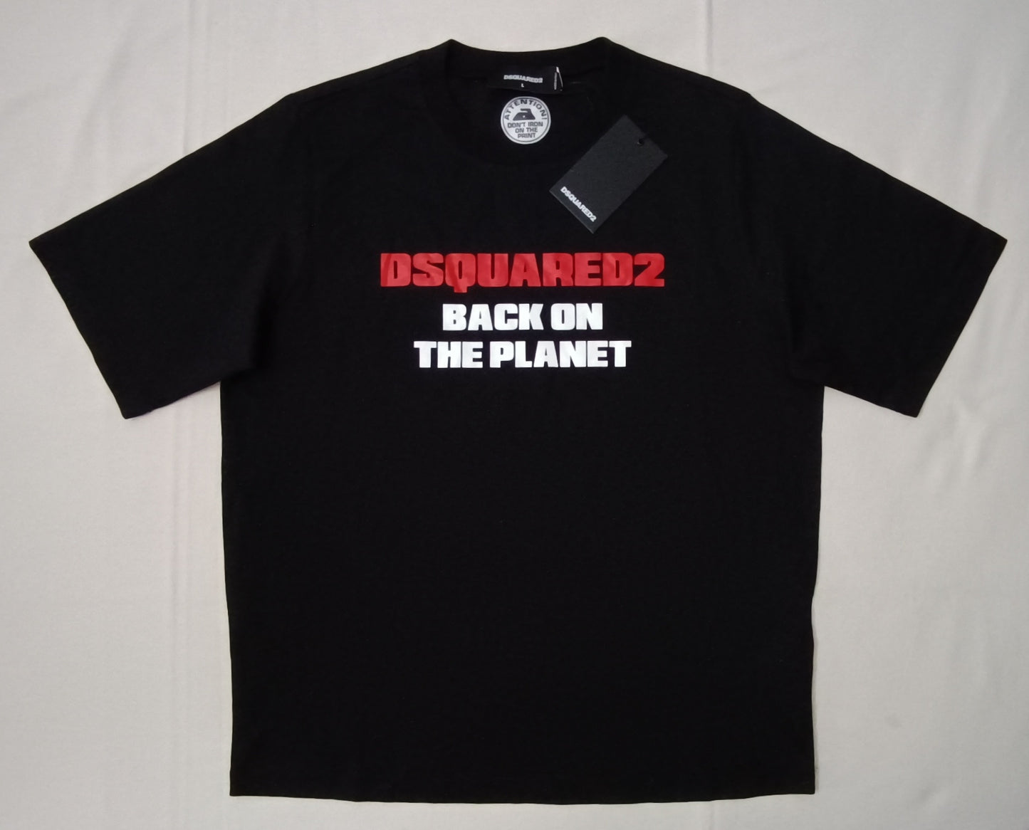 (L) DSQUARED2 Back On The Planet Tee тениска