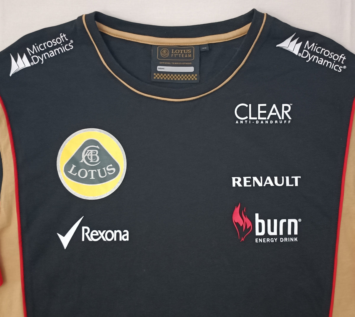 (XL) Lotus Renault Racing Team Formula 1 Tee тениска