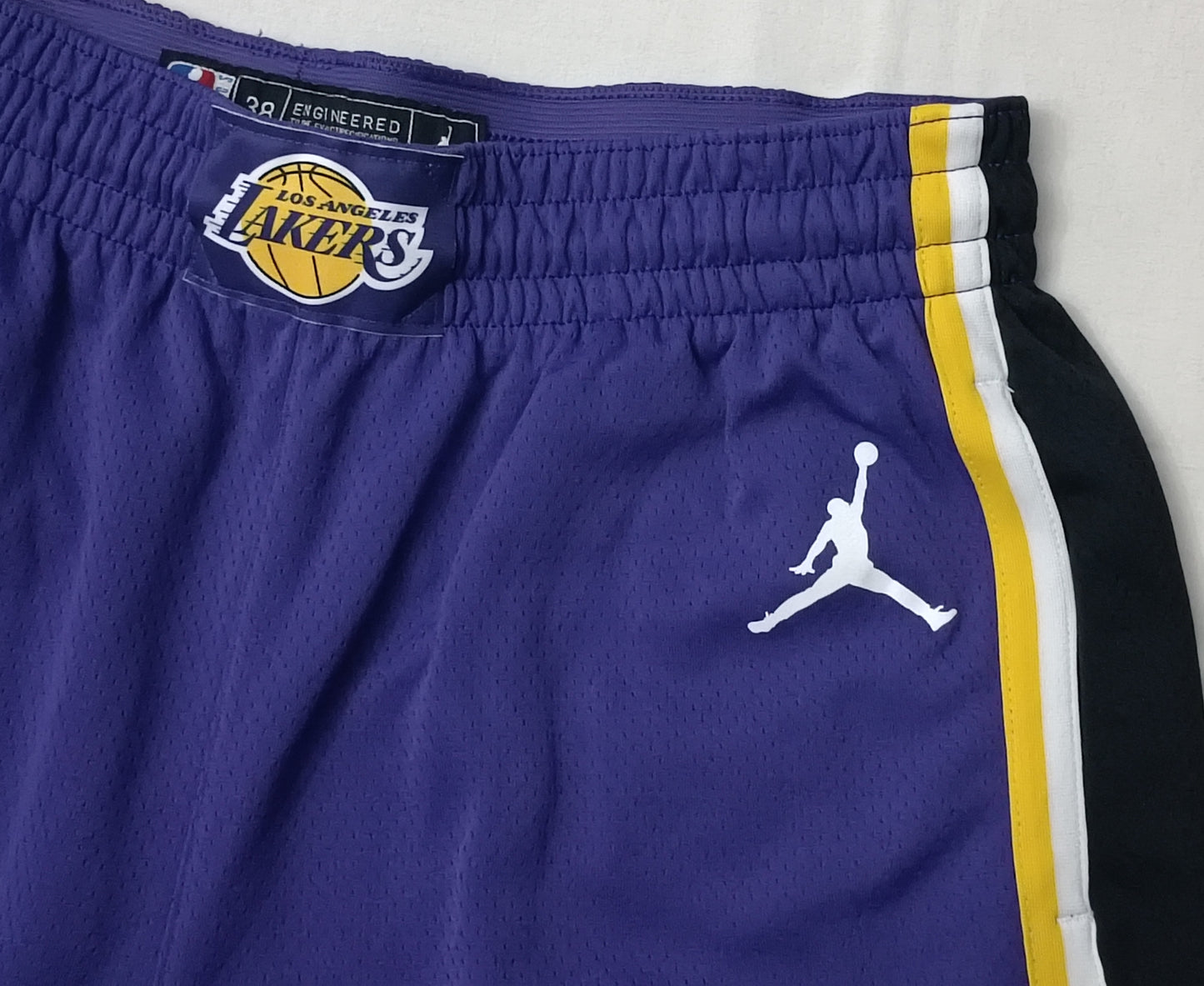 (L) Jordan AIR Nike NBA Los Angeles Lakers Shorts шорти