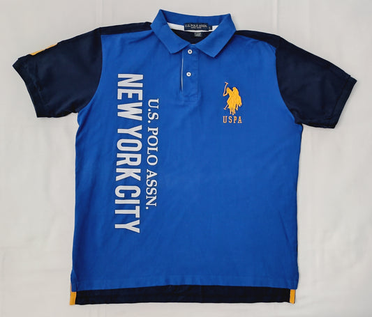 (L) U.S. Polo ASSN Polo Shirt поло тениска