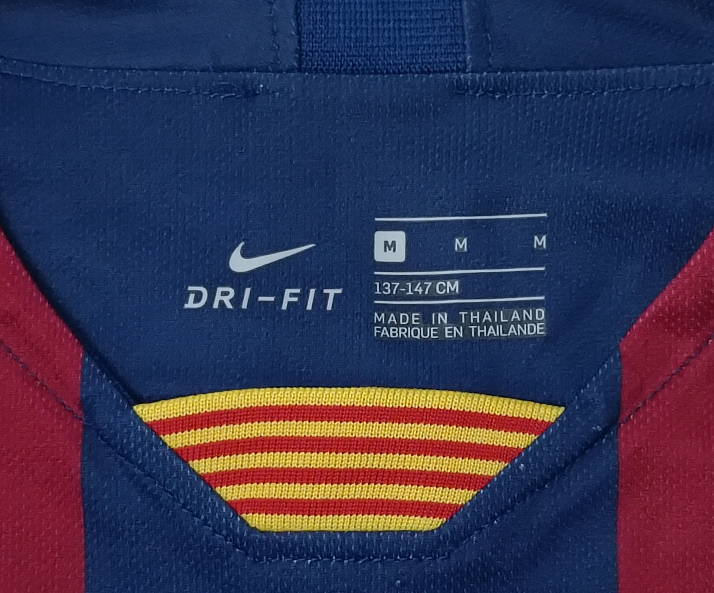 (ДЕТСКО) (137-147см) Nike DRI-FIT FC Barcelona #19 Braithwaite 2019/20 Home Jersey тениска