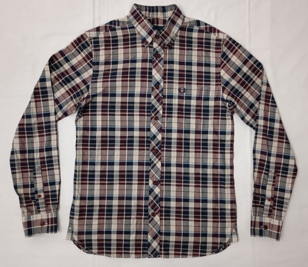 (S) Fred Perry Long Sleeve риза