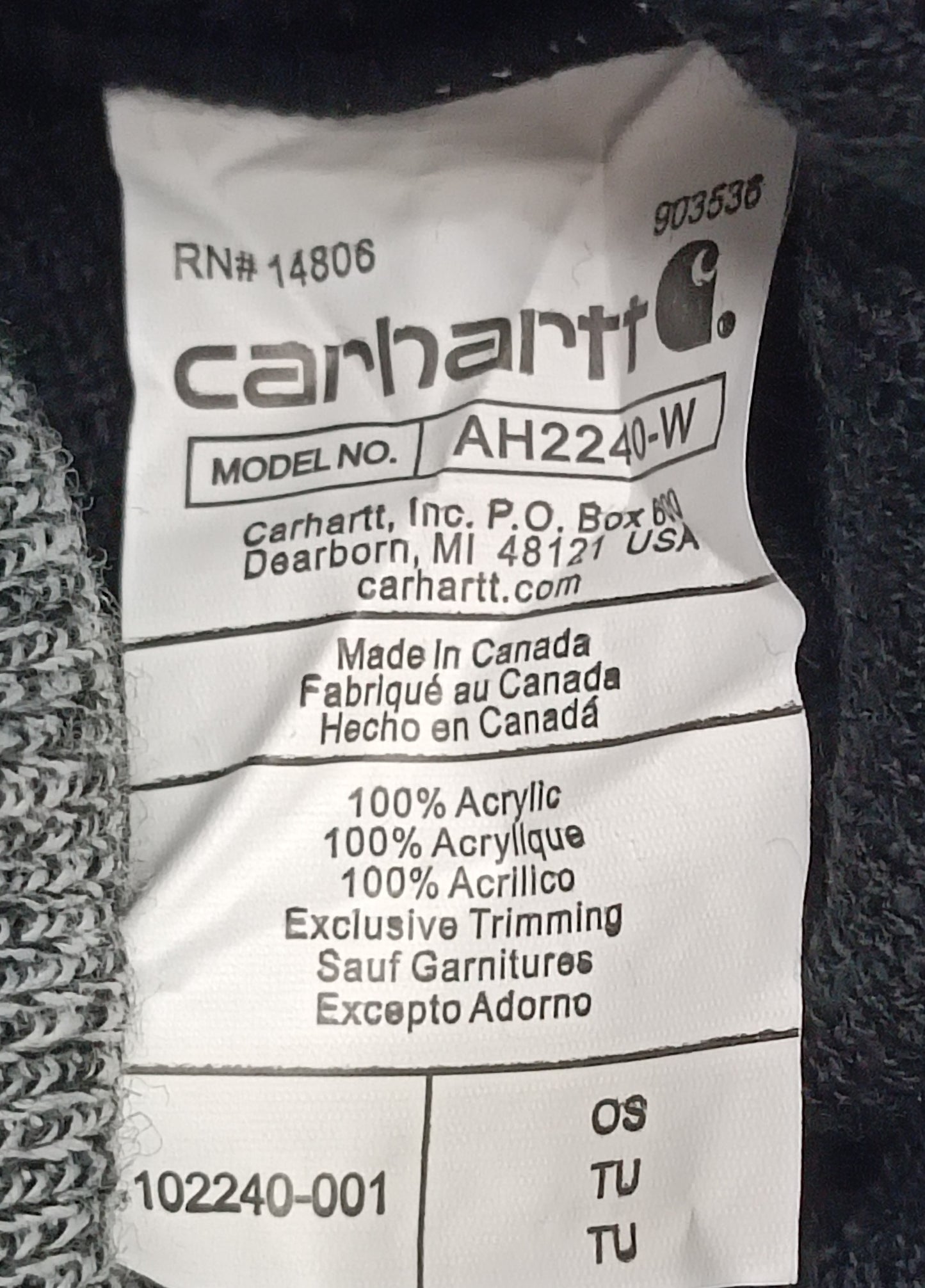 Carhartt Beanie Hat шапка