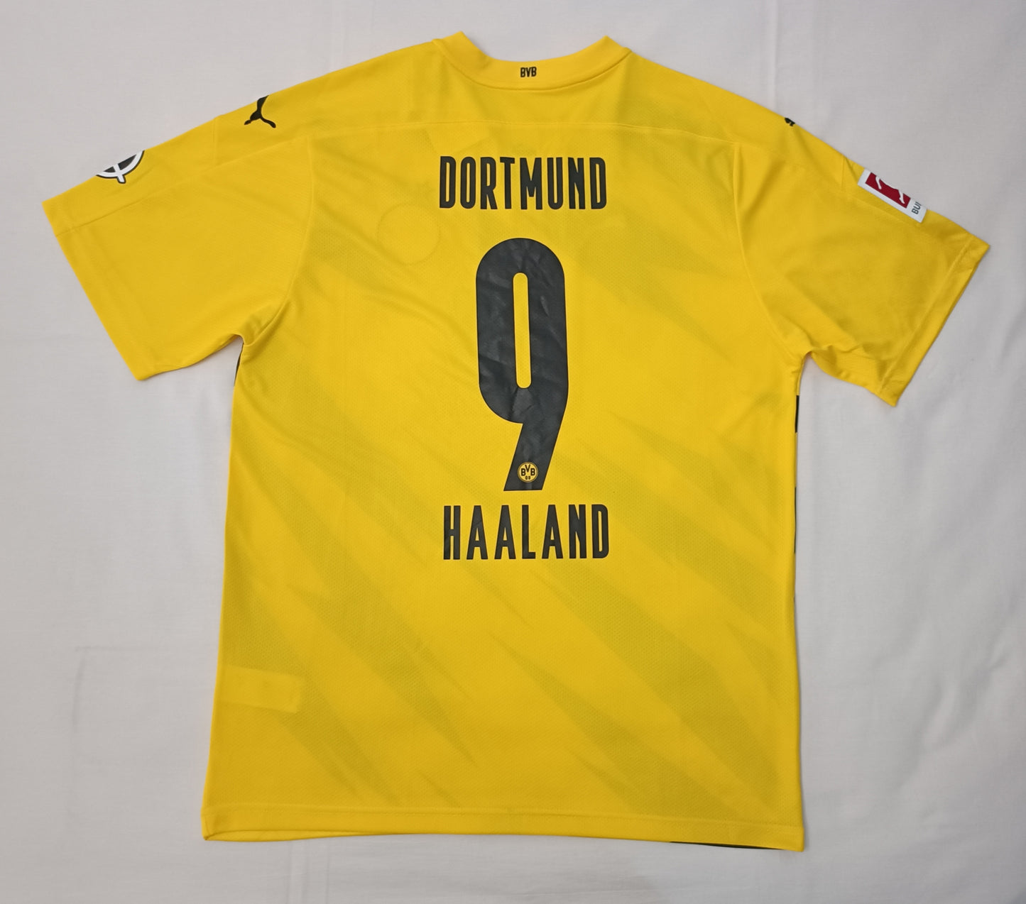 (2XL) Puma Borussia Dortmund BVB #9 Haaland Home Jersey тениска