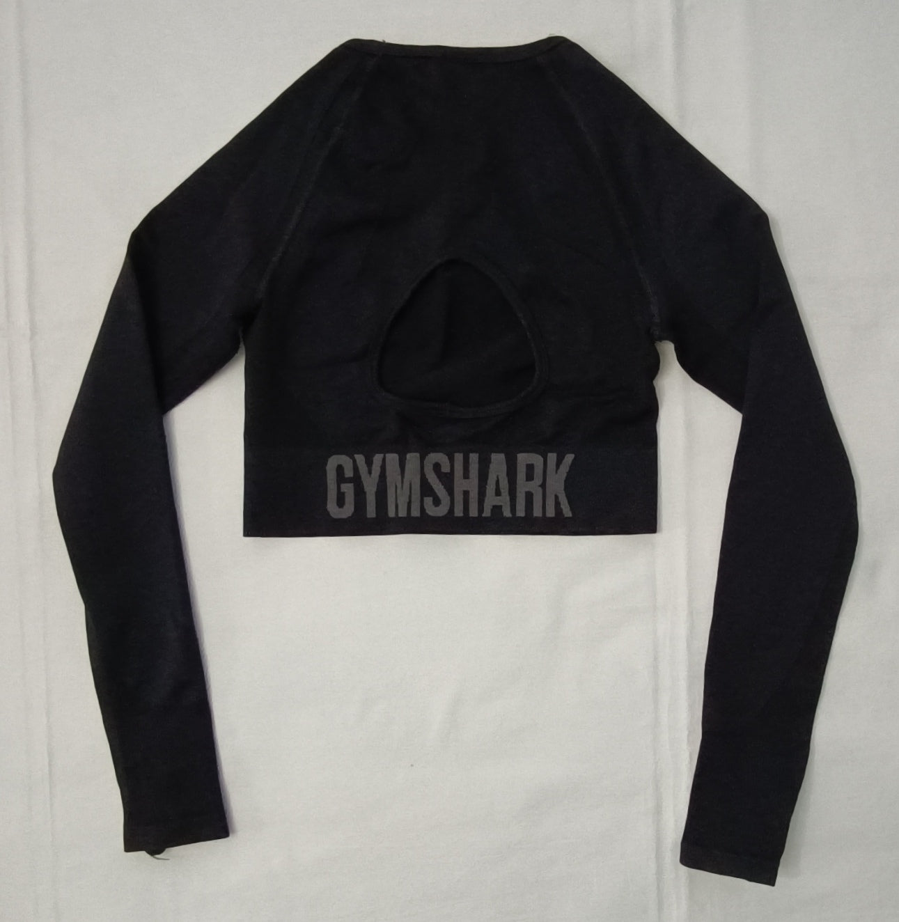 (ДАМСКО) (S) Gymshark Seamless Cropped Long Sleeve Top блуза