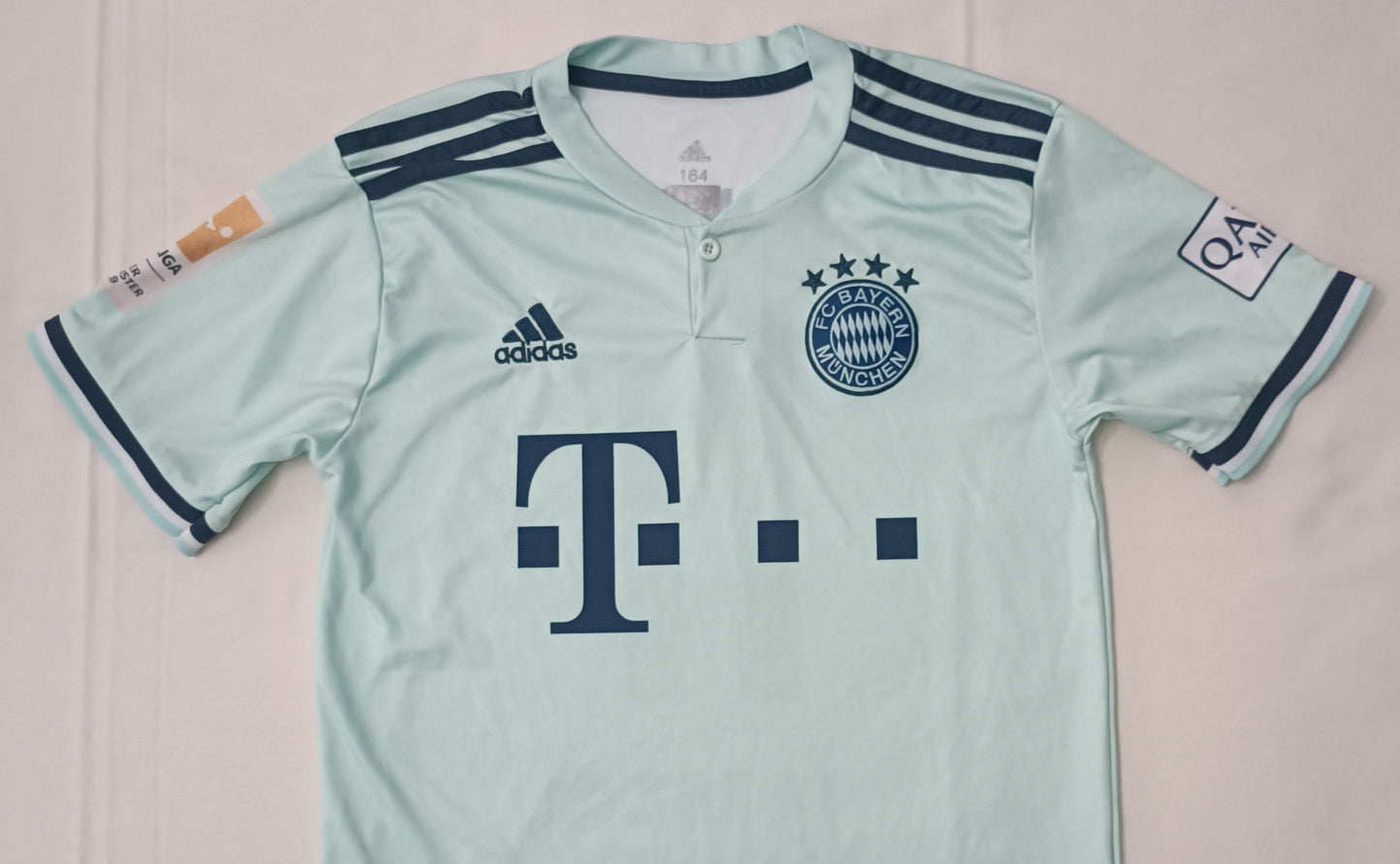 (ДЕТСКО) (Ръст 158-170см) Adidas Bayern Munchen #11 James 2018/19 Away Jersey тениска