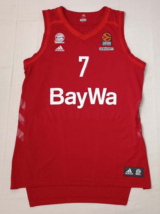 (2XL) Adidas Bayern Munchen #7 King Home Jersey потник