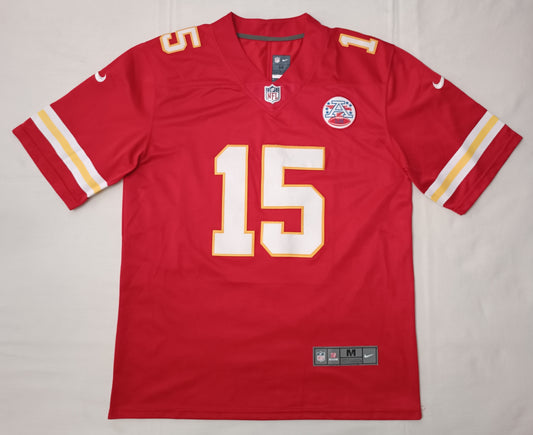 (M) Nike NFL Kansas City Chiefs #15 Mahomes Jersey тениска