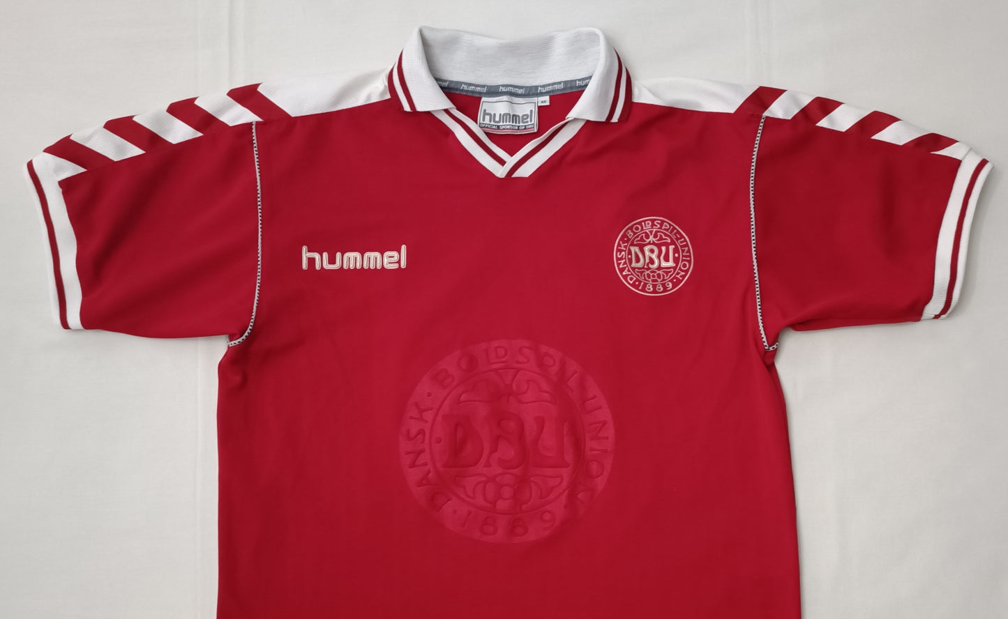 (XS) Hummel Denmark 1998 #11 Home Jersey тениска