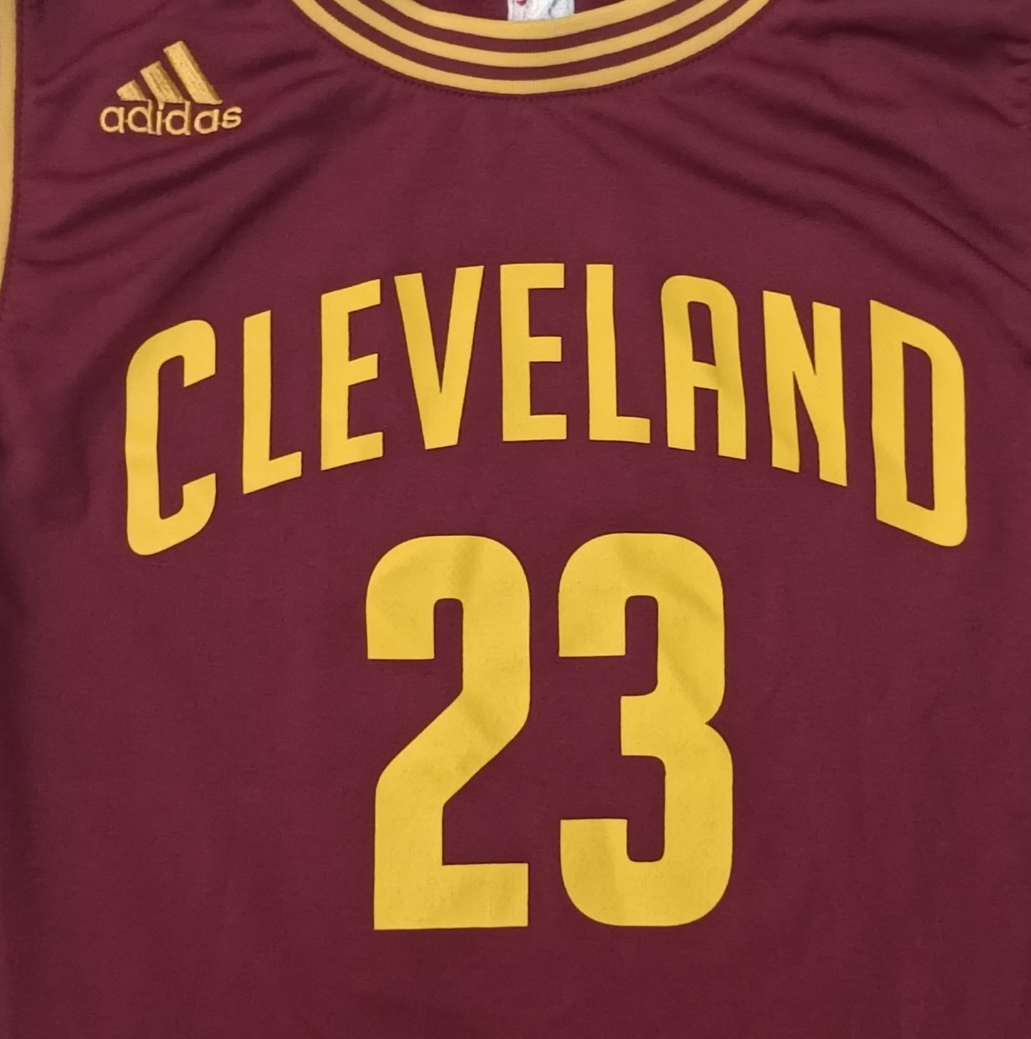 (ДЕТСКО) (Ръст 137-147см) Adidas NBA Cleveland Cavaliers #23 LeBron James Jersey потник