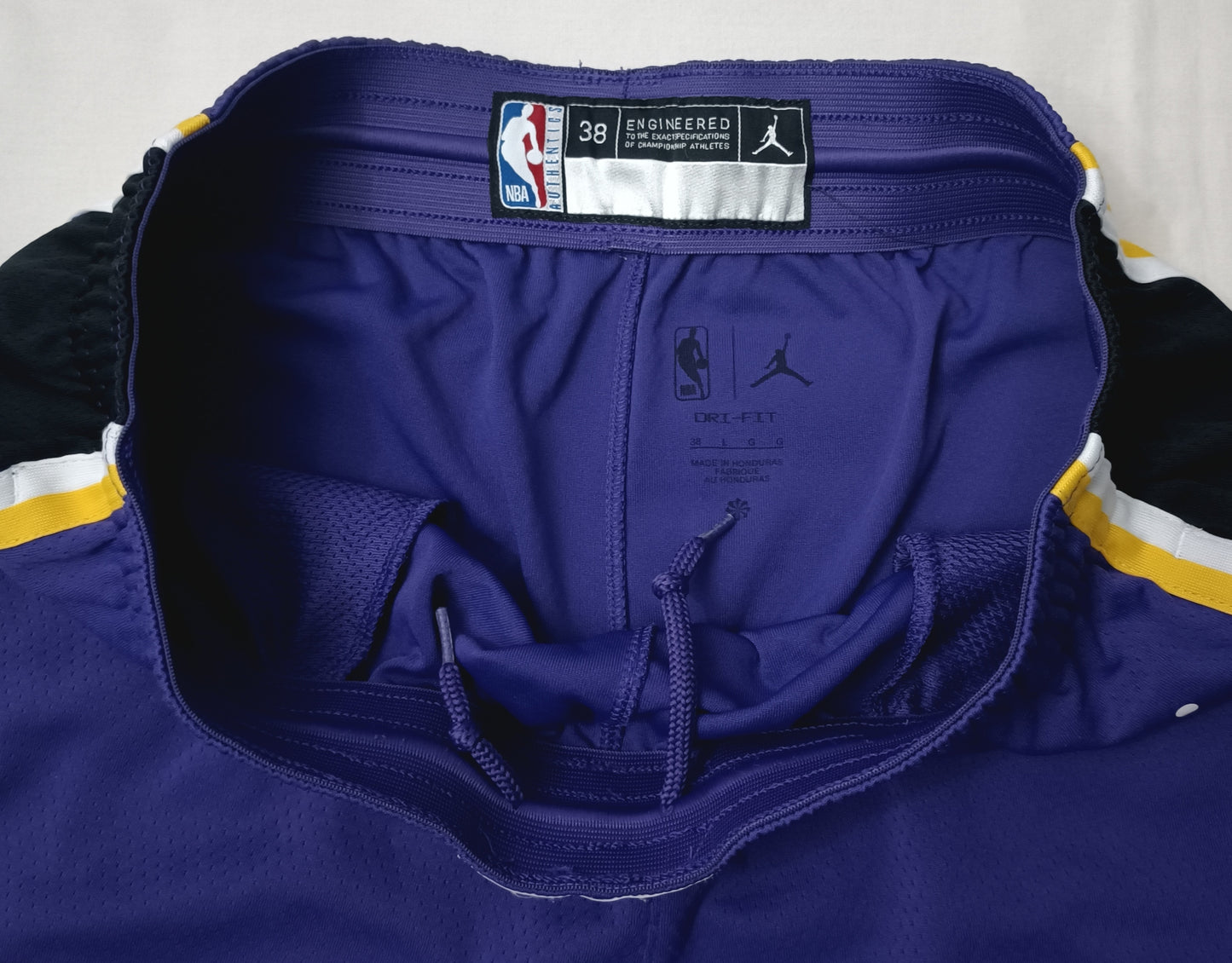 (L) Jordan AIR Nike NBA Los Angeles Lakers Shorts шорти
