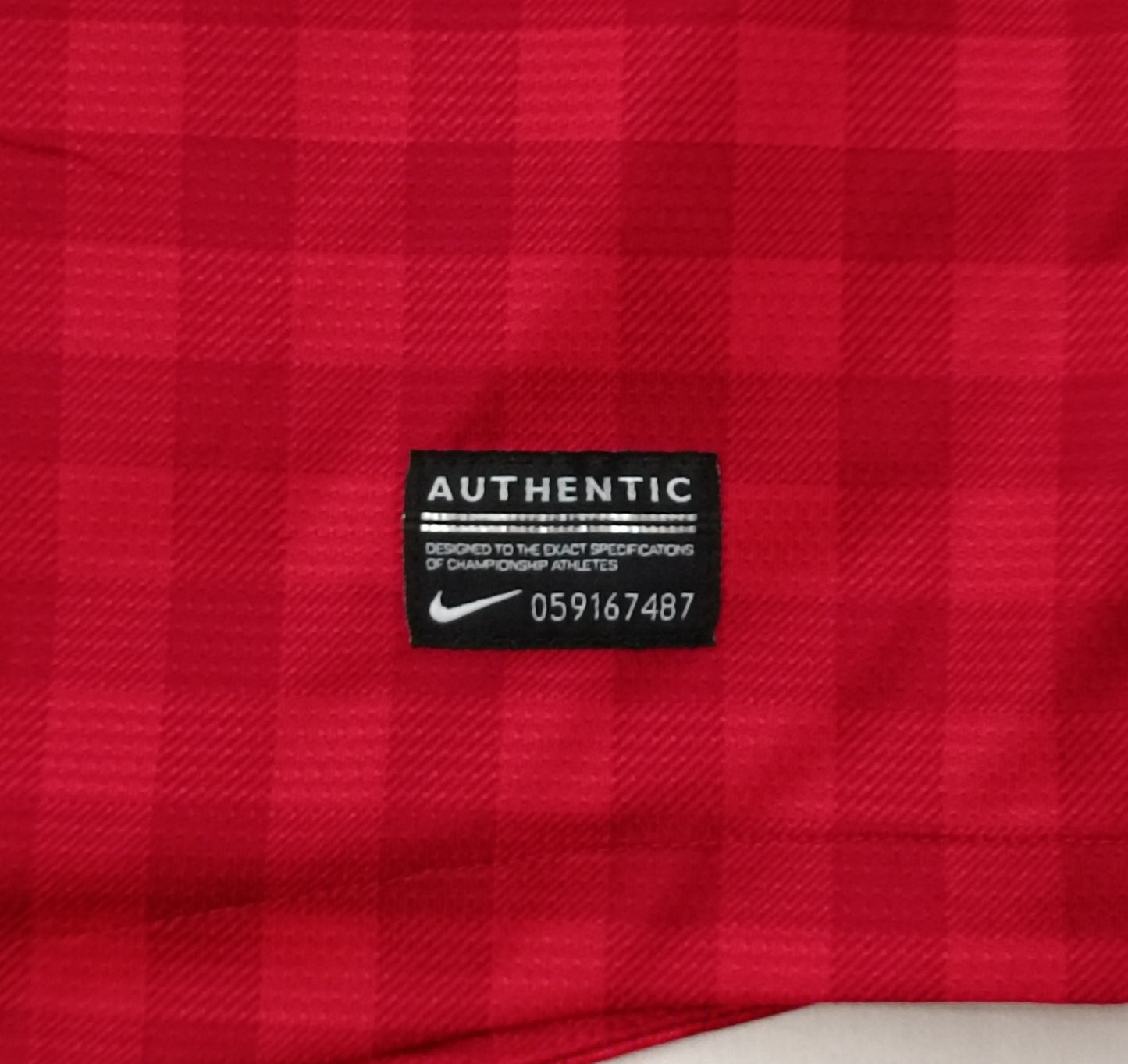 (2XL) Nike DRI-FIT Manchester United #15 Vidic Home Jersey тениска