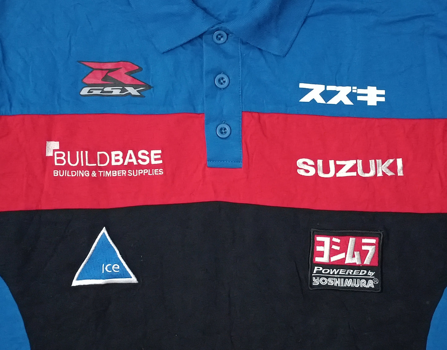 (XL) Suzuki Team Buildbase Polo Shirt поло тениска