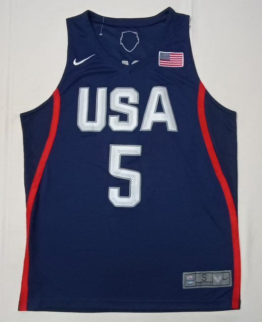 (S) Nike USA #5 Durant Jersey потник