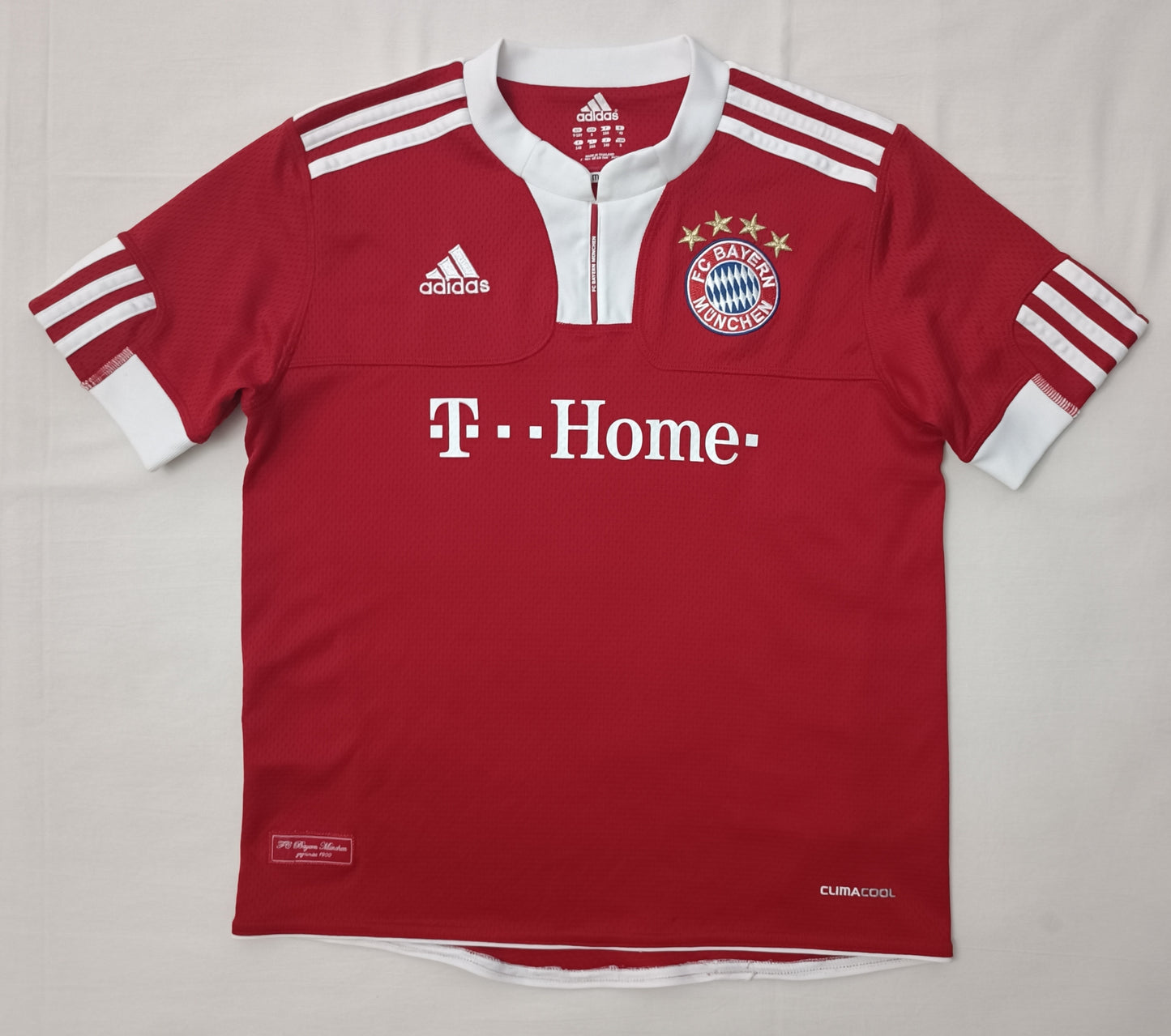 (ДЕТСКО) (Ръст 128-140см) Adidas Bayern Munchen 2009/10 Home Jersey тениска