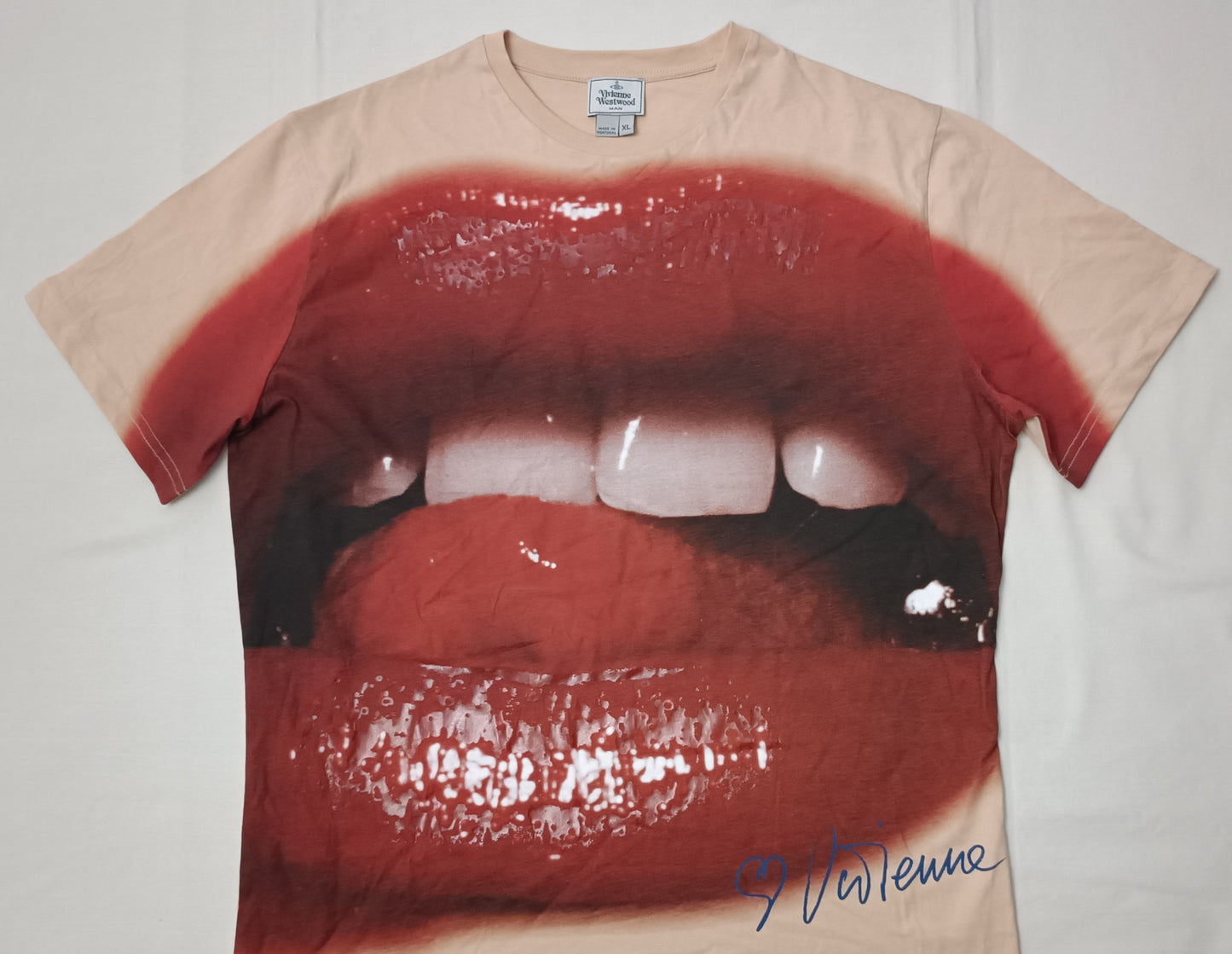 (XL) Vivienne Westwood Voiceless Lips Shirt тениска