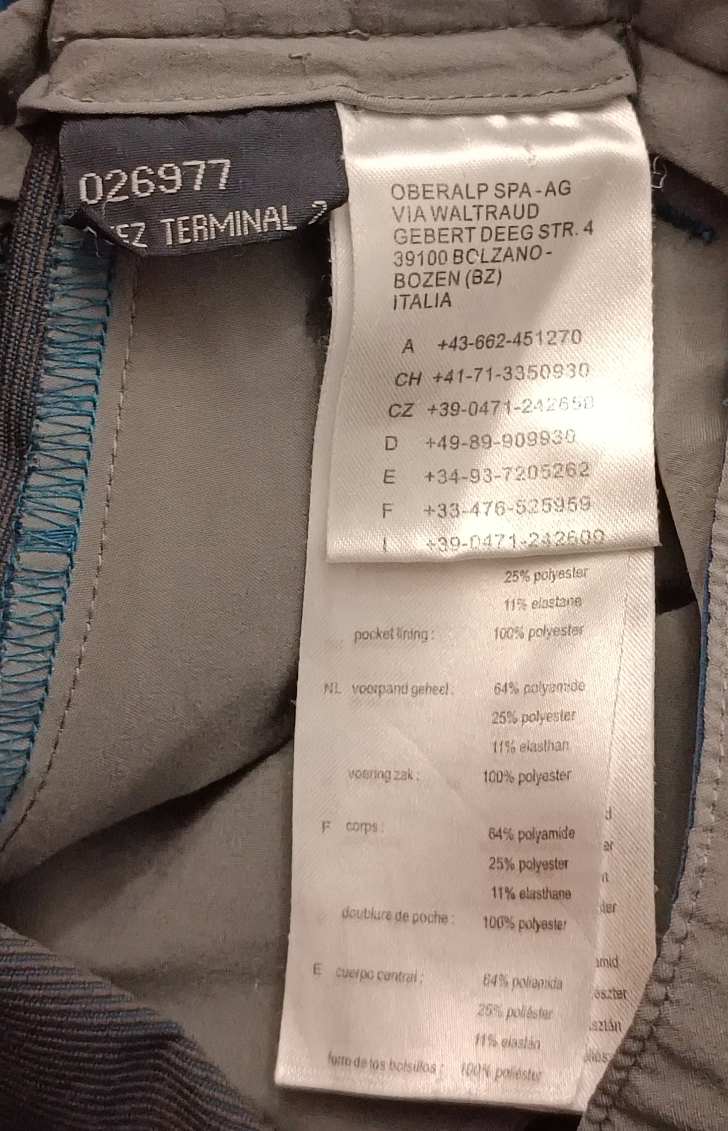 (M) Salewa Puez Terminal DST Reg Pants долнище, панталон
